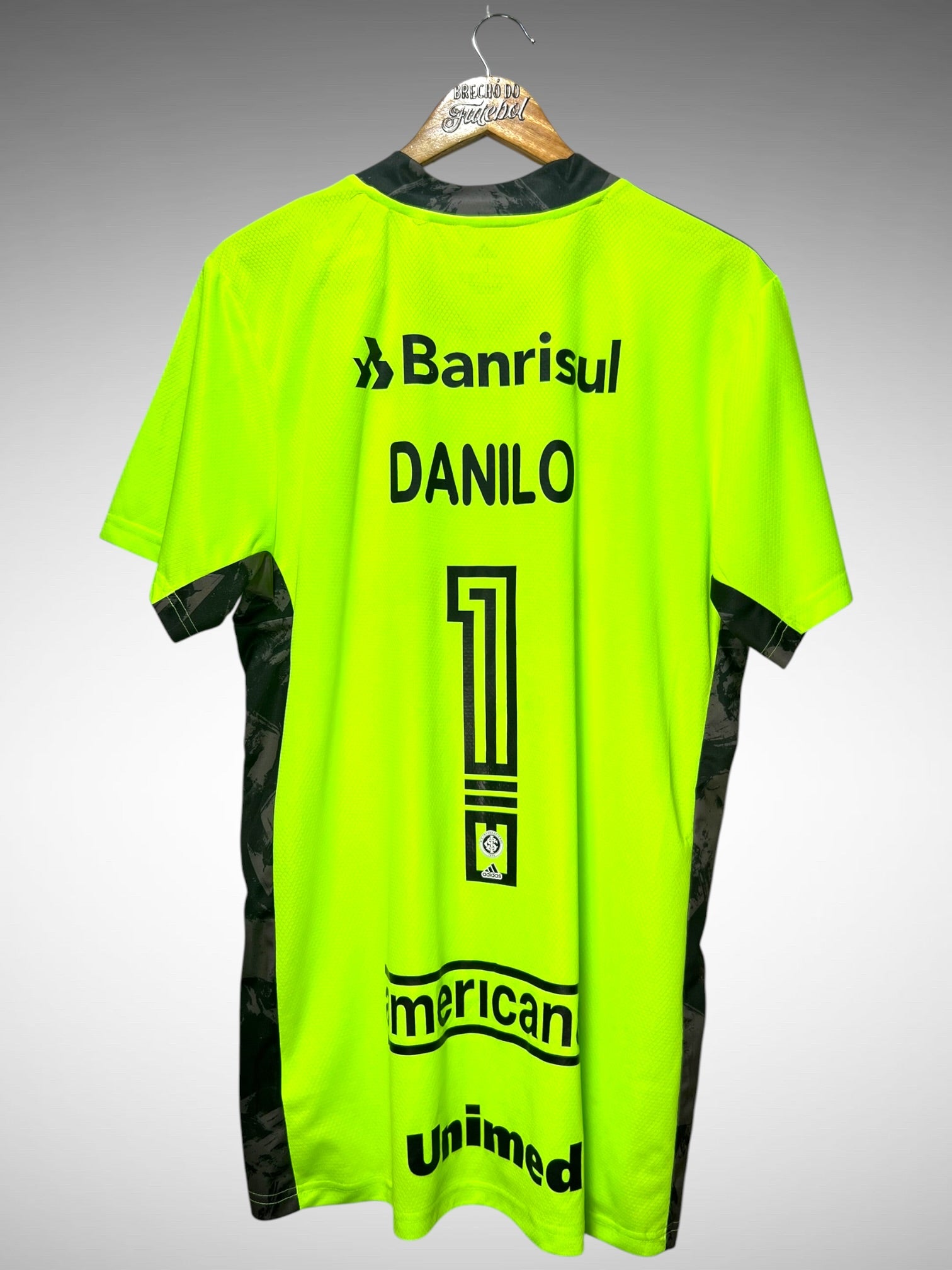 Internacional 2020 Camisa de Goleiro Tam G N 1 Danilo.
