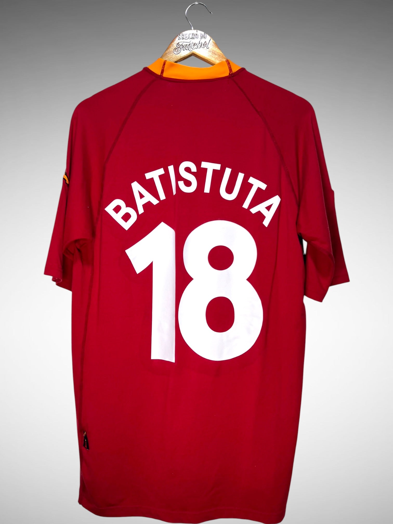 Roma 2000 Primeira Camisa Tam GG N 18 Batistuta.