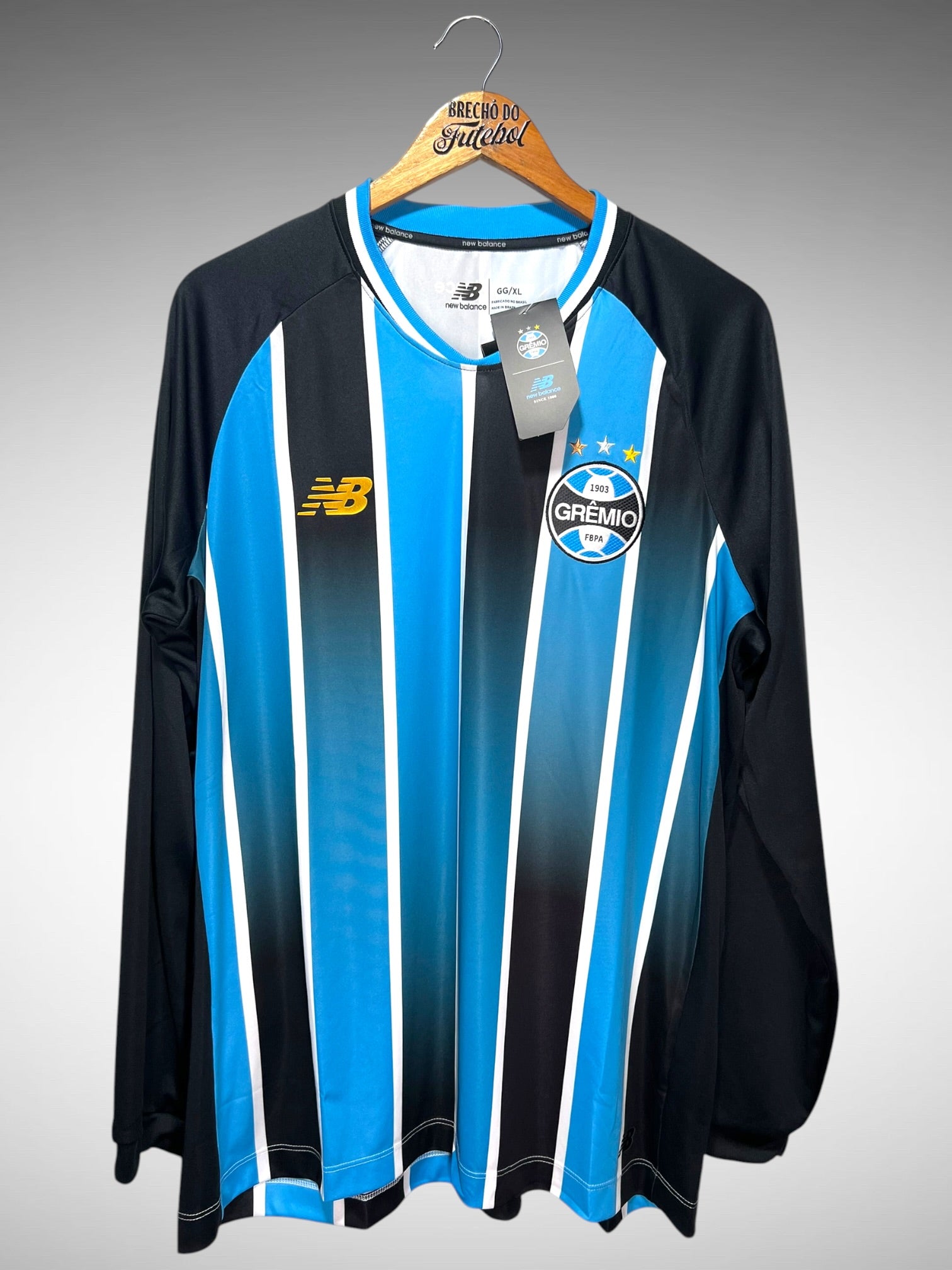 Grêmio 2026 Primeira Camisa Tam GG Mangas Longas.