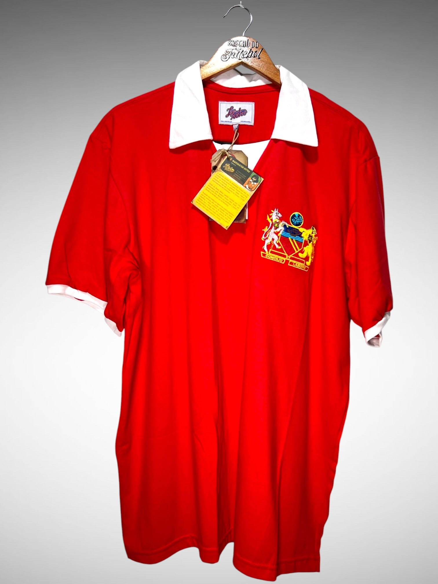 Manchester United Liga Retrô 1970's Primeira Camisa Tam 3G.