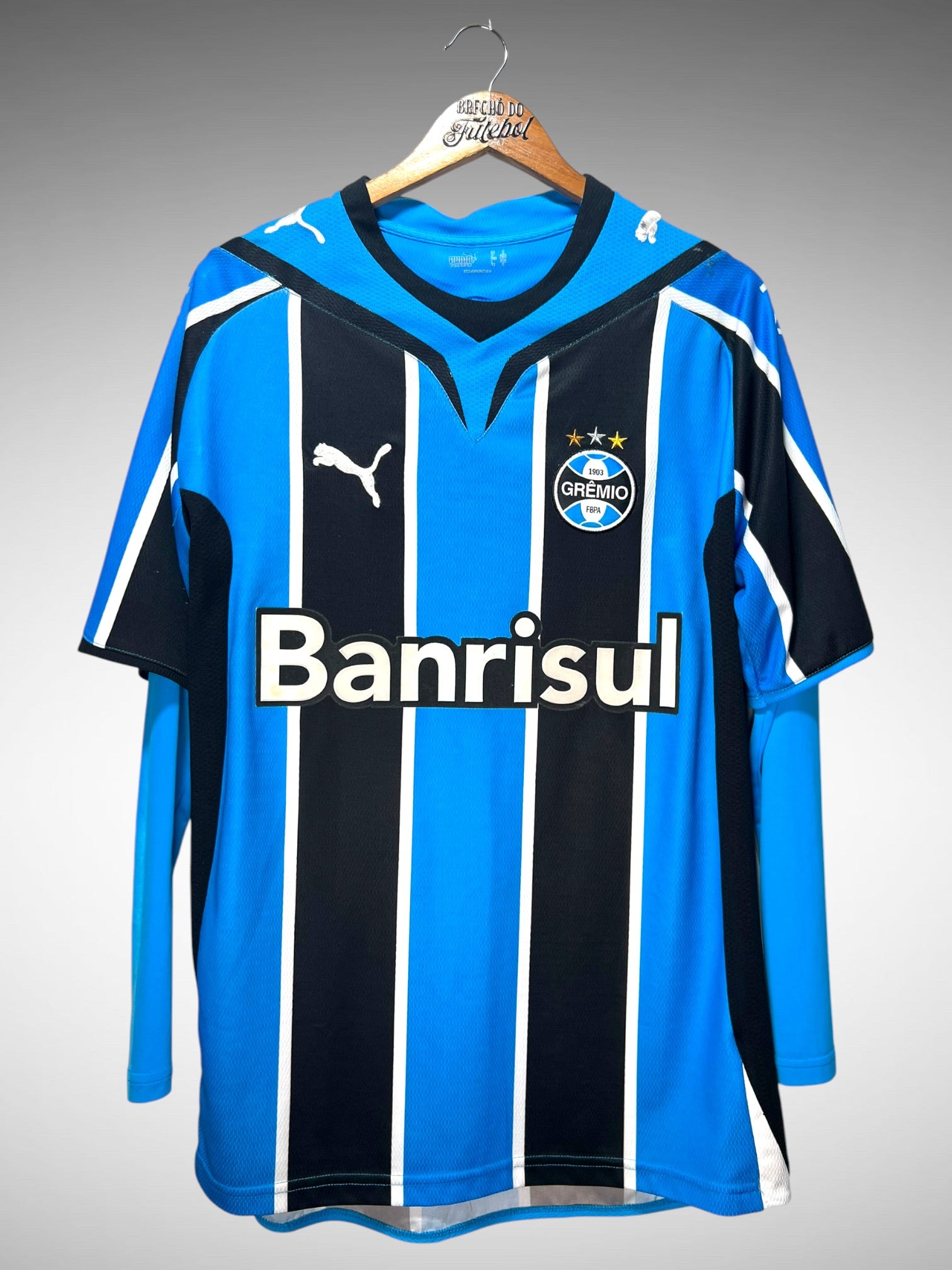 Grêmio 2009 Primeira Camisa Tam G N 10 Mangas Longas.