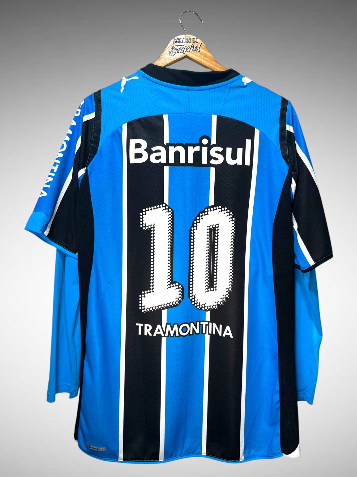 Grêmio 2009 Primeira Camisa Tam G N 10 Mangas Longas.