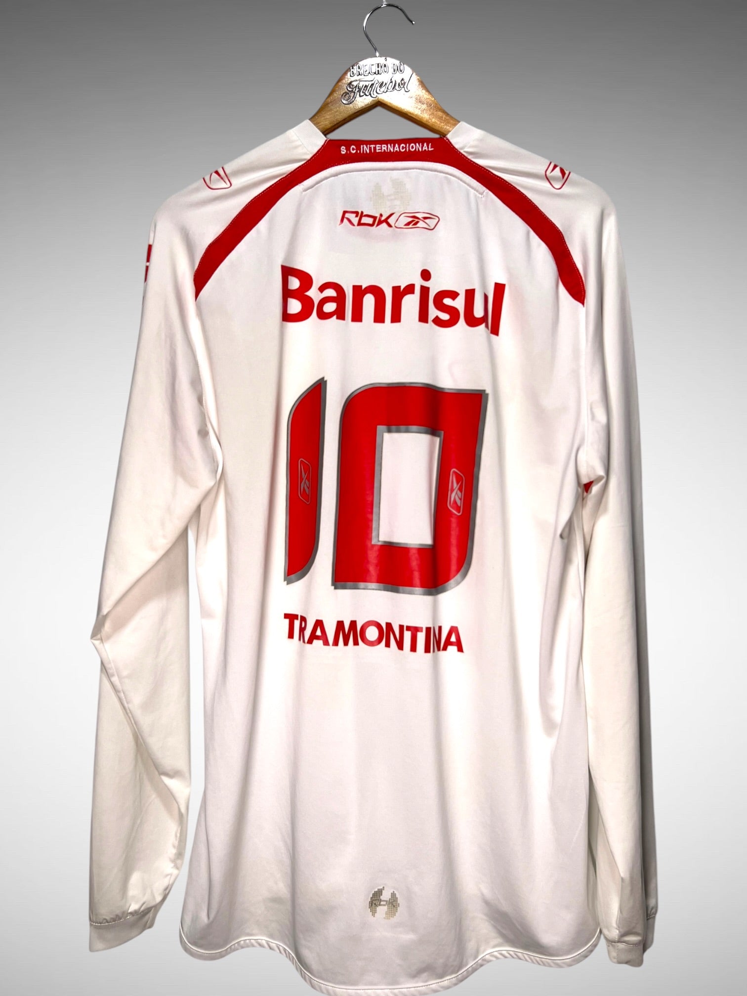 Internacional 2008 Segunda Camisa Tam GG N 10 Mangas Longas.