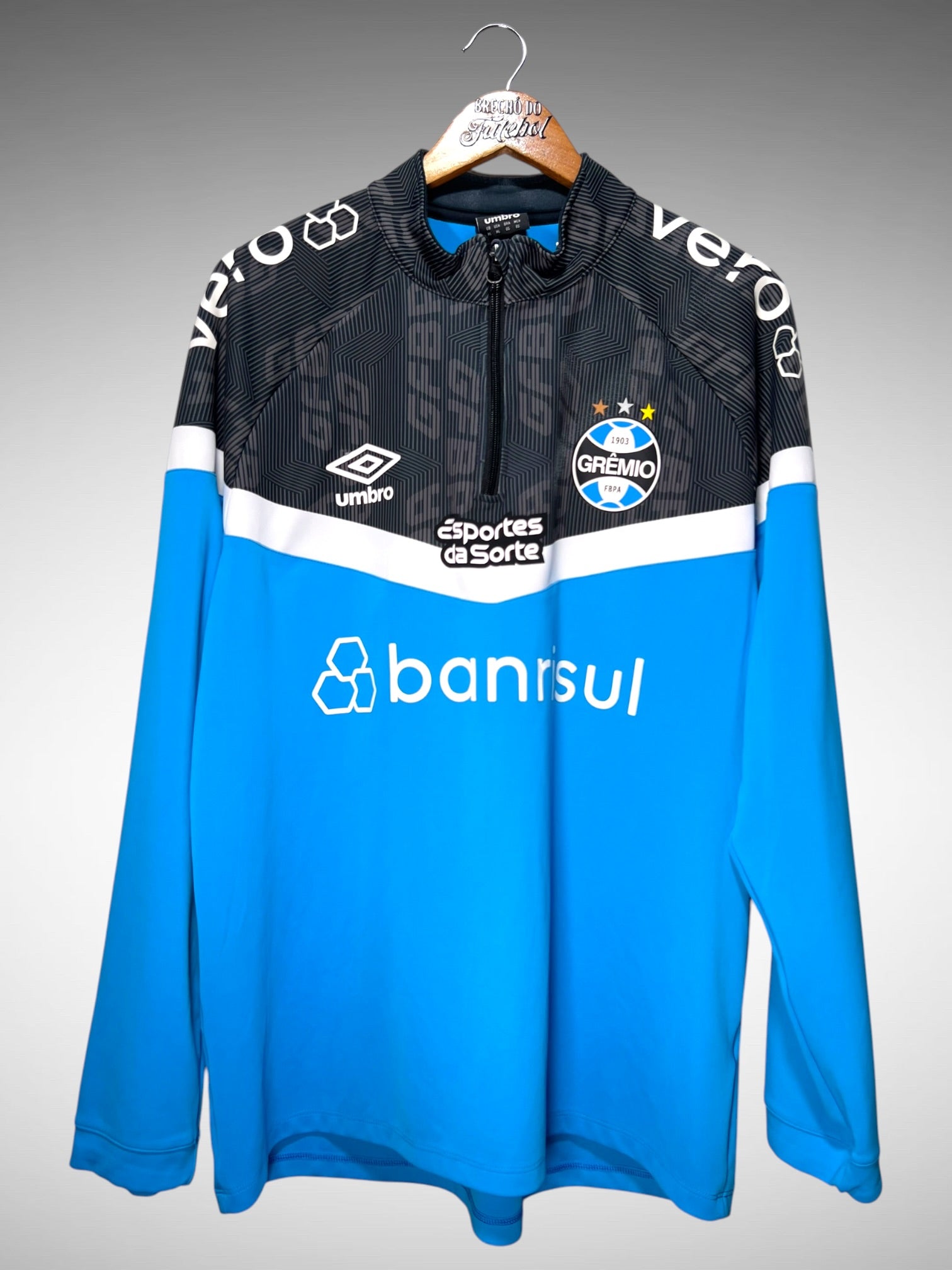 Grêmio 2023 Agasalho de Treino Tam GG.