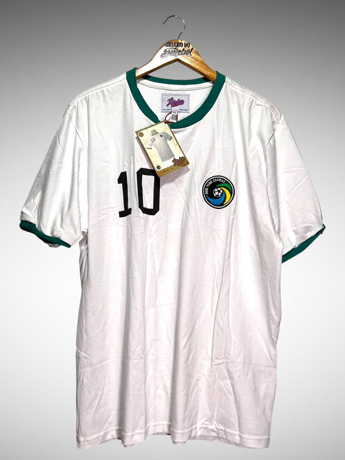 New York Cosmos Liga Retrô 1976 Primeira Camisa Tam GG N 10.