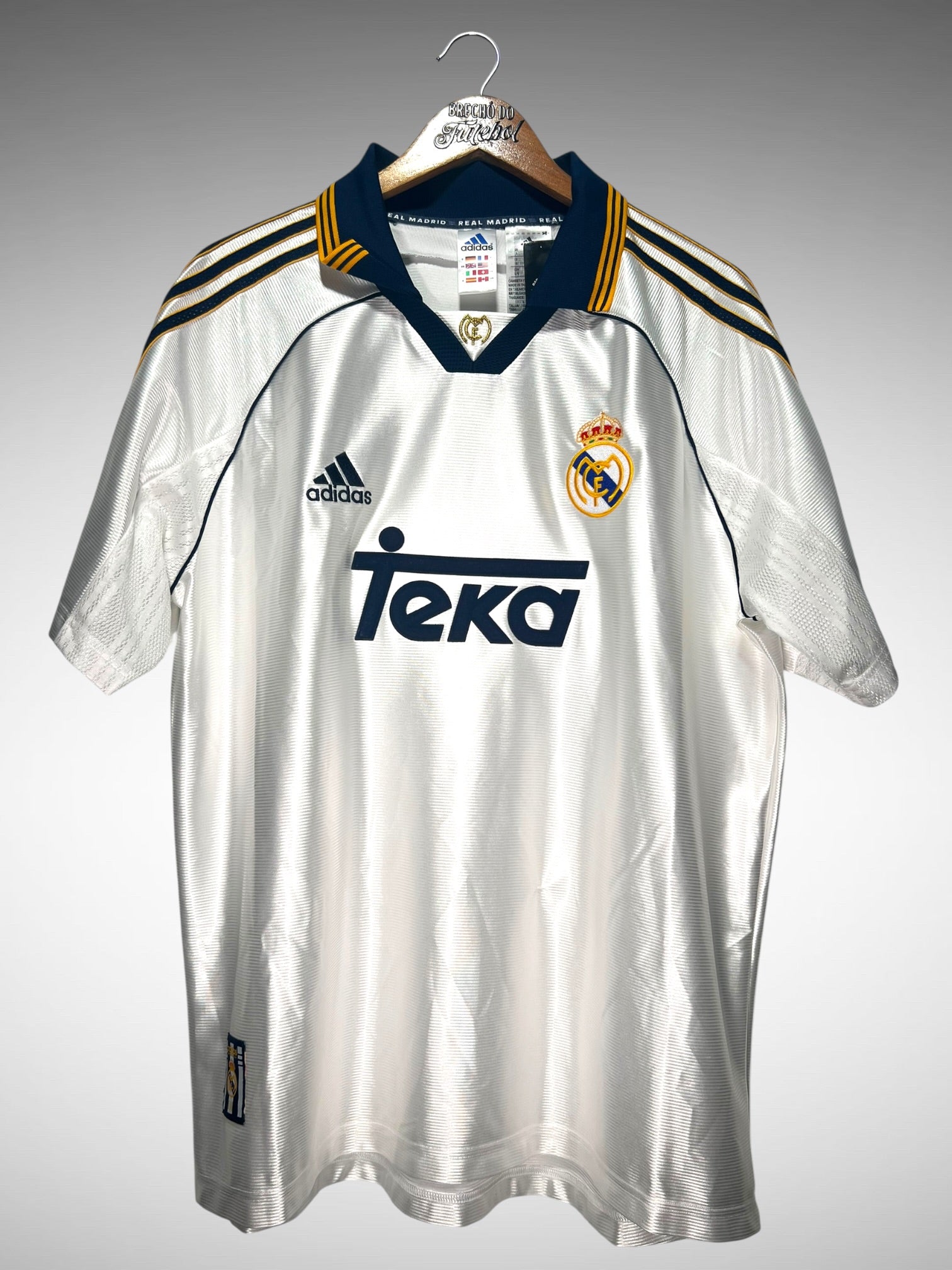 Real Madrid 1999 Reedição Primeira Camisa Tam G.