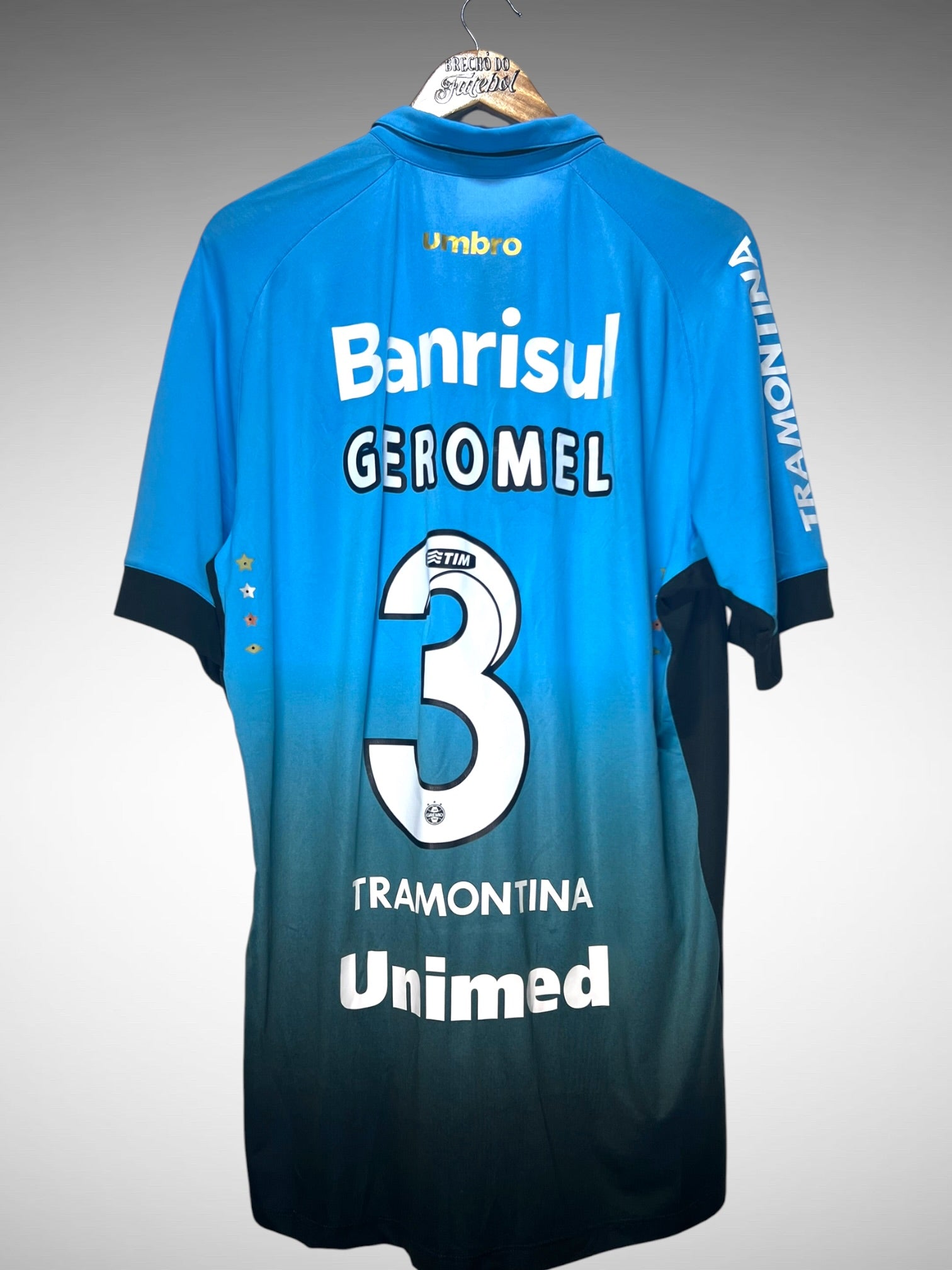 Grêmio 2015 Terceira Camisa Tam 3G N 3 Geromel.