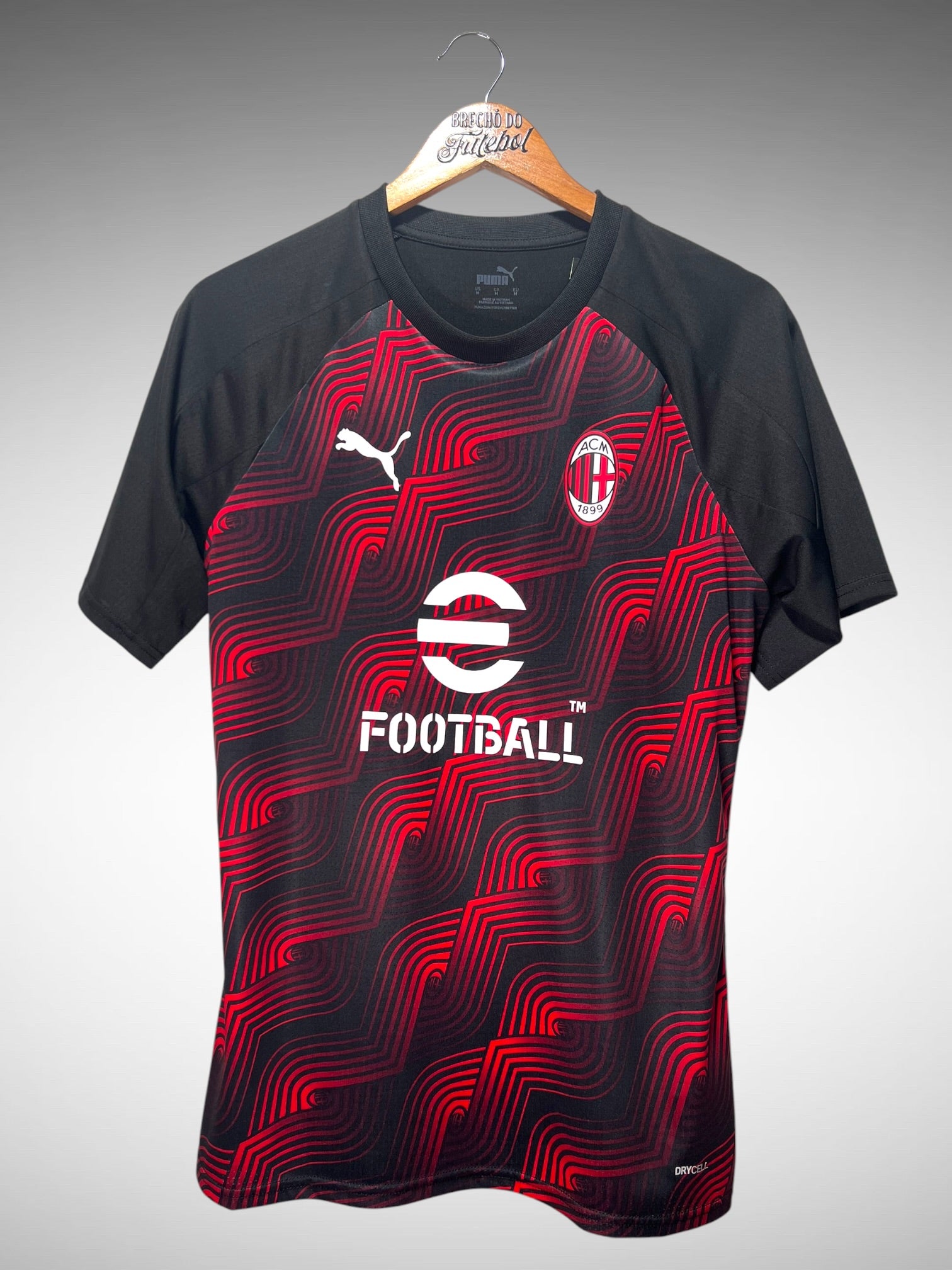 Milan 2023 Camisa Pré-Jogo Tam M.