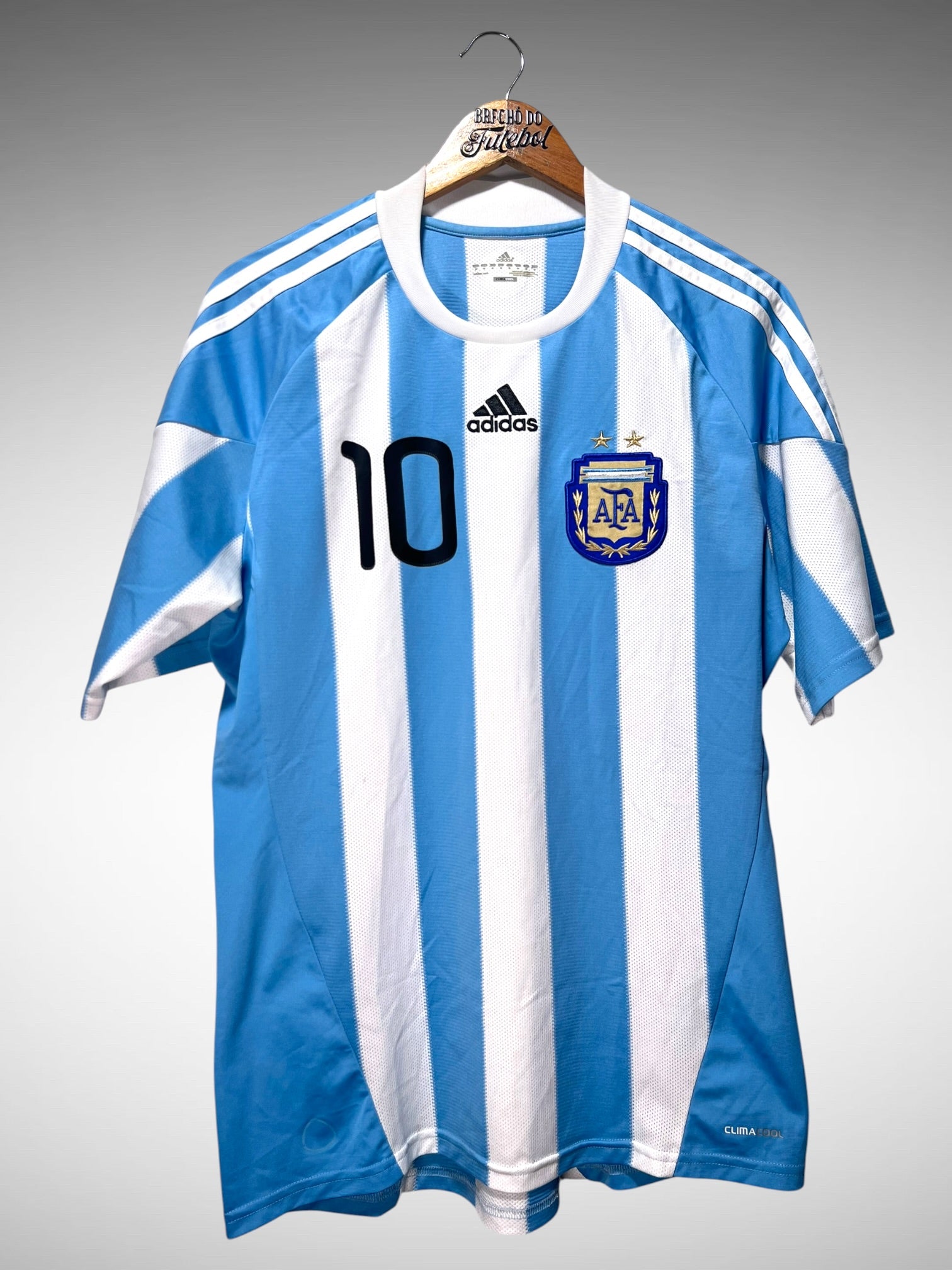 Argentina 2010 Primeira Camisa Tam M N 10 Messi.