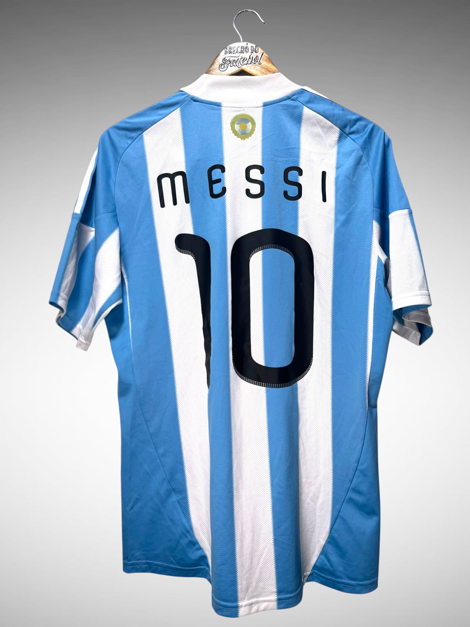 Argentina 2010 Primeira Camisa Tam M N 10 Messi.