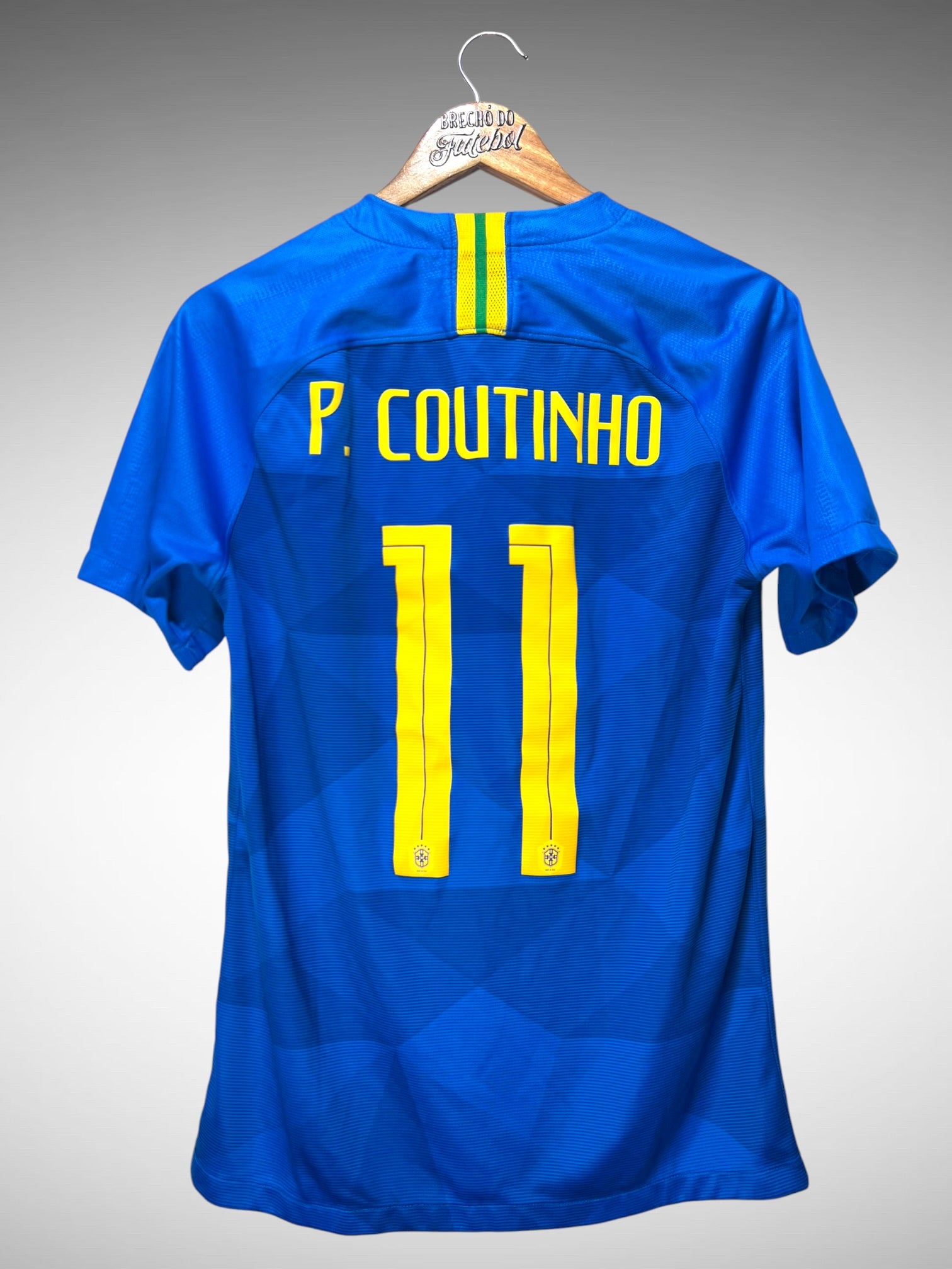 Brasil 2018 Segunda Camisa Tam P N 11 P. Coutinho.