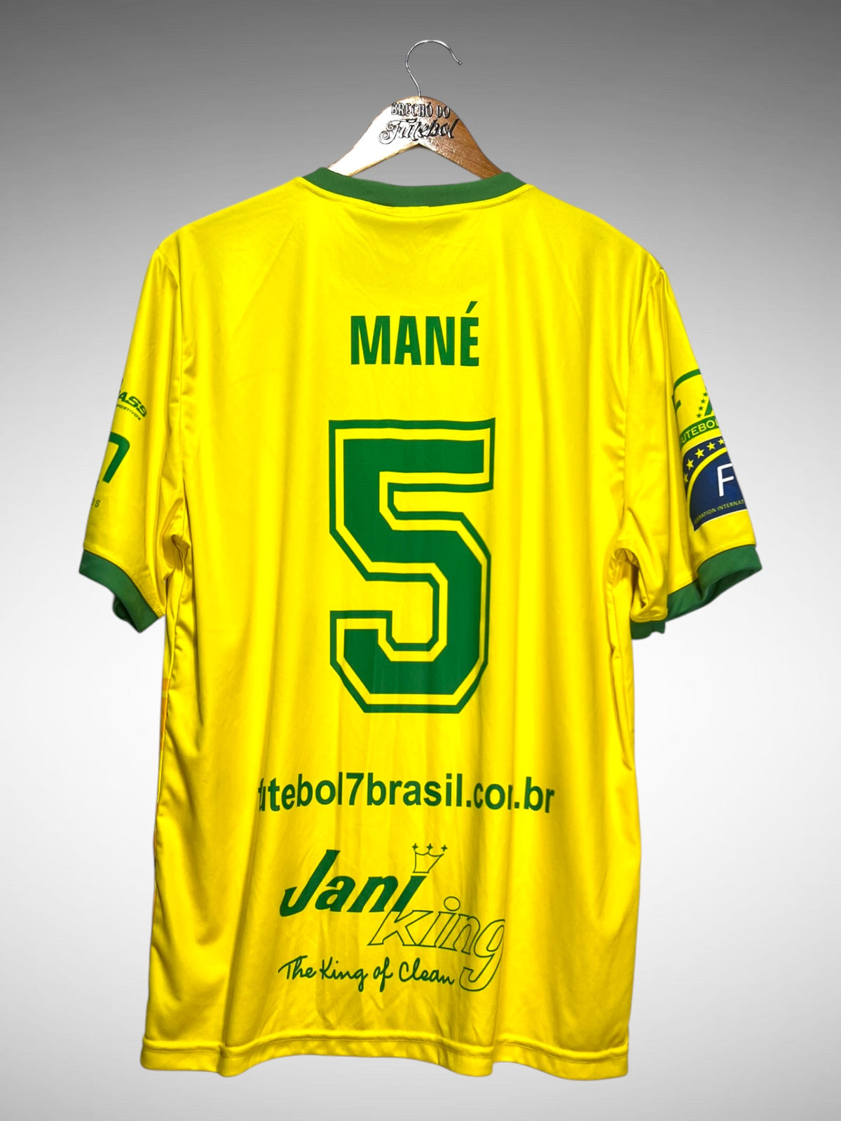 Brasil Fut7 Primeira Camisa Tam G N 5 Mané.
