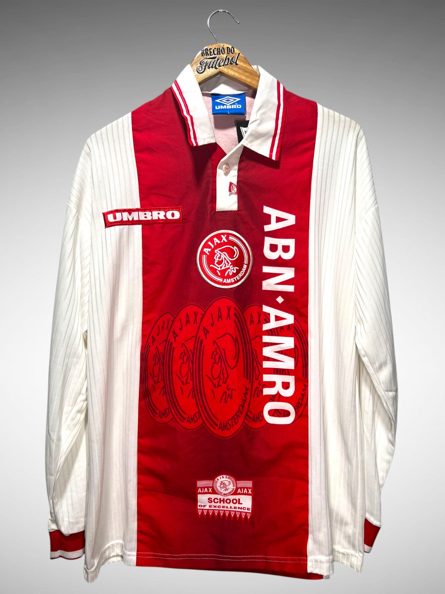 Ajax 1994 Primeira Camisa Tam G Mangas Longas.