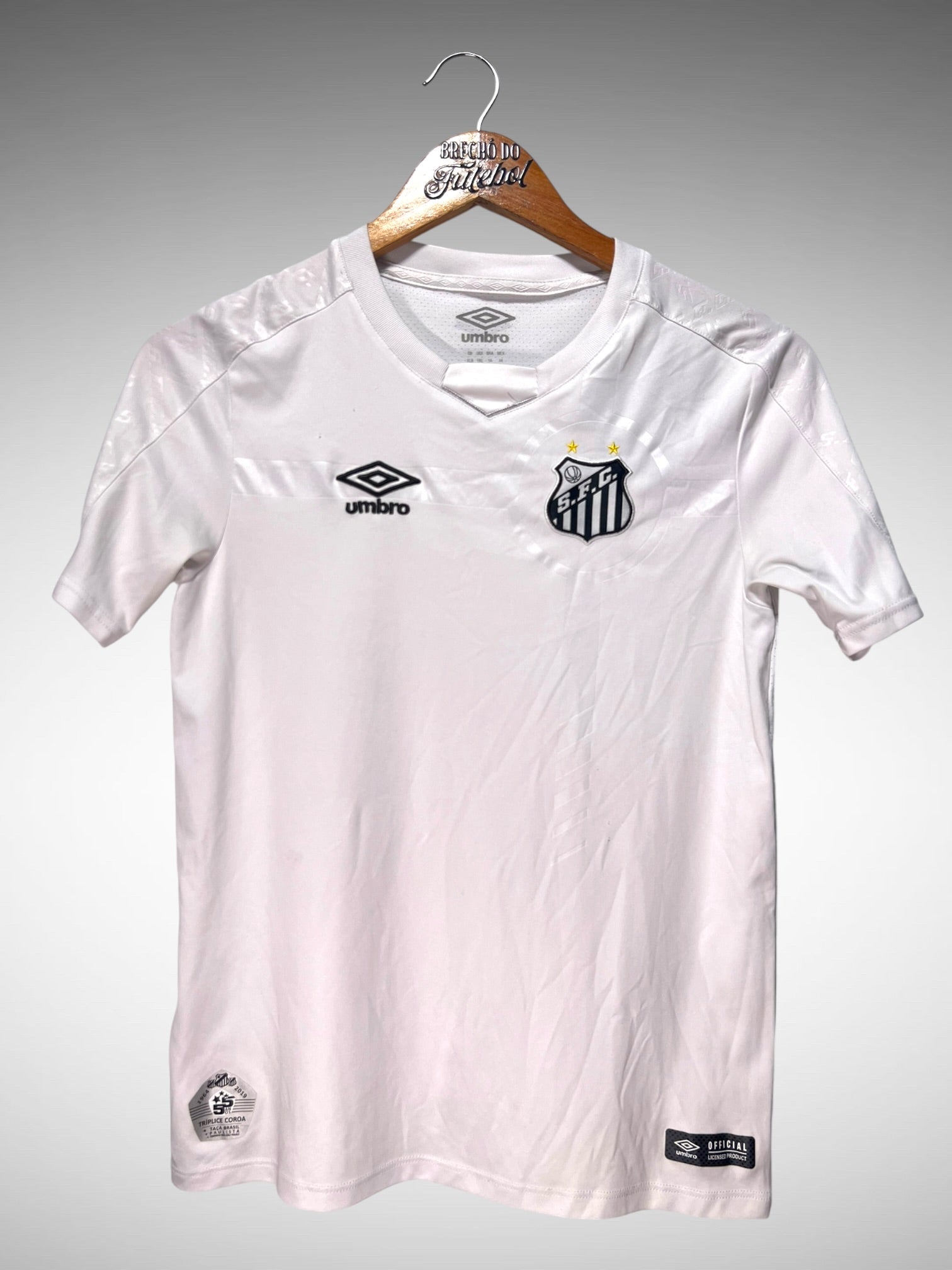 Santos 2019 Primeira Camisa Tam 14 anos Infantil.