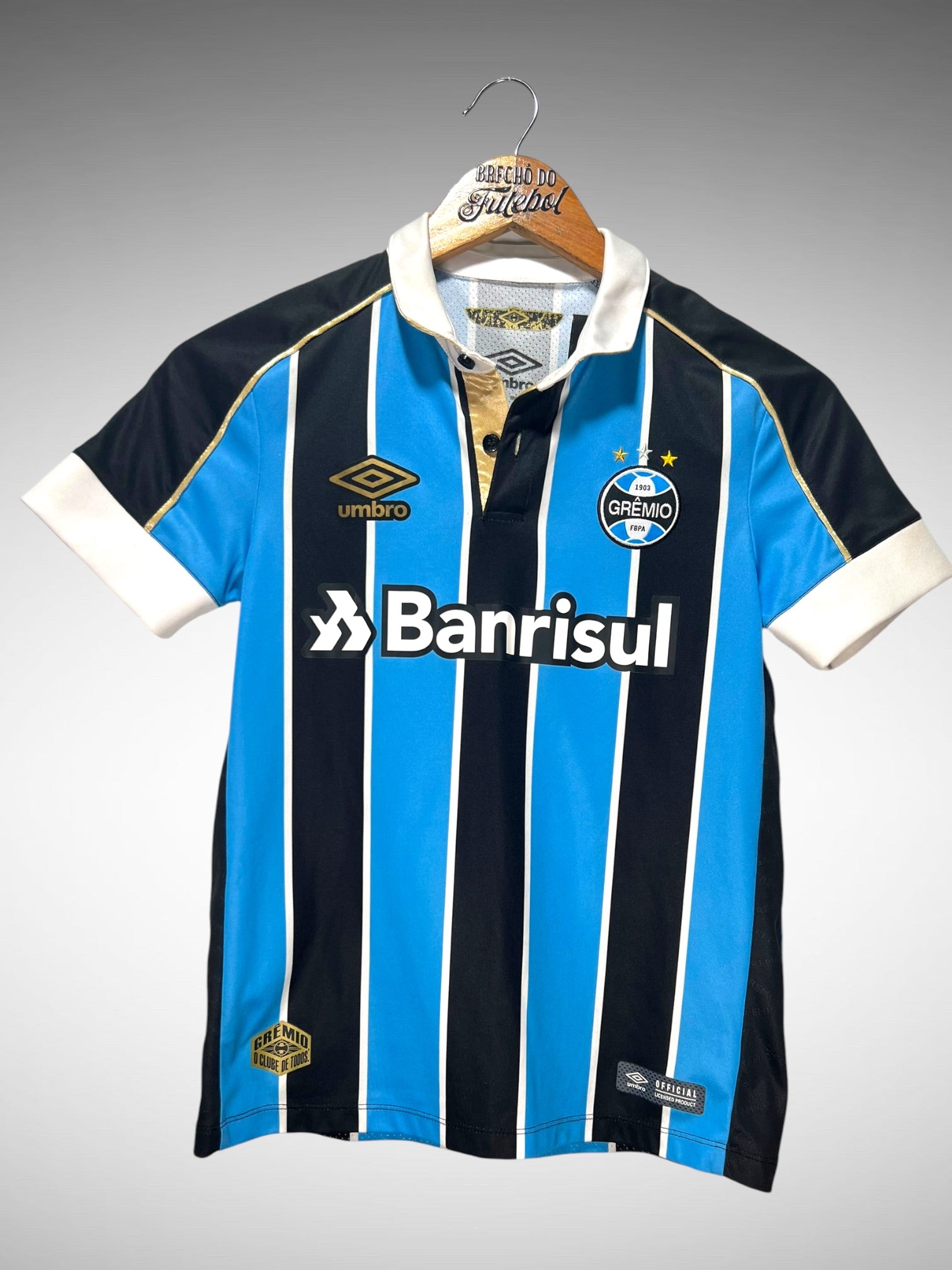 Grêmio 2019 Primeira Camisa Tam 10 anos Infantil.