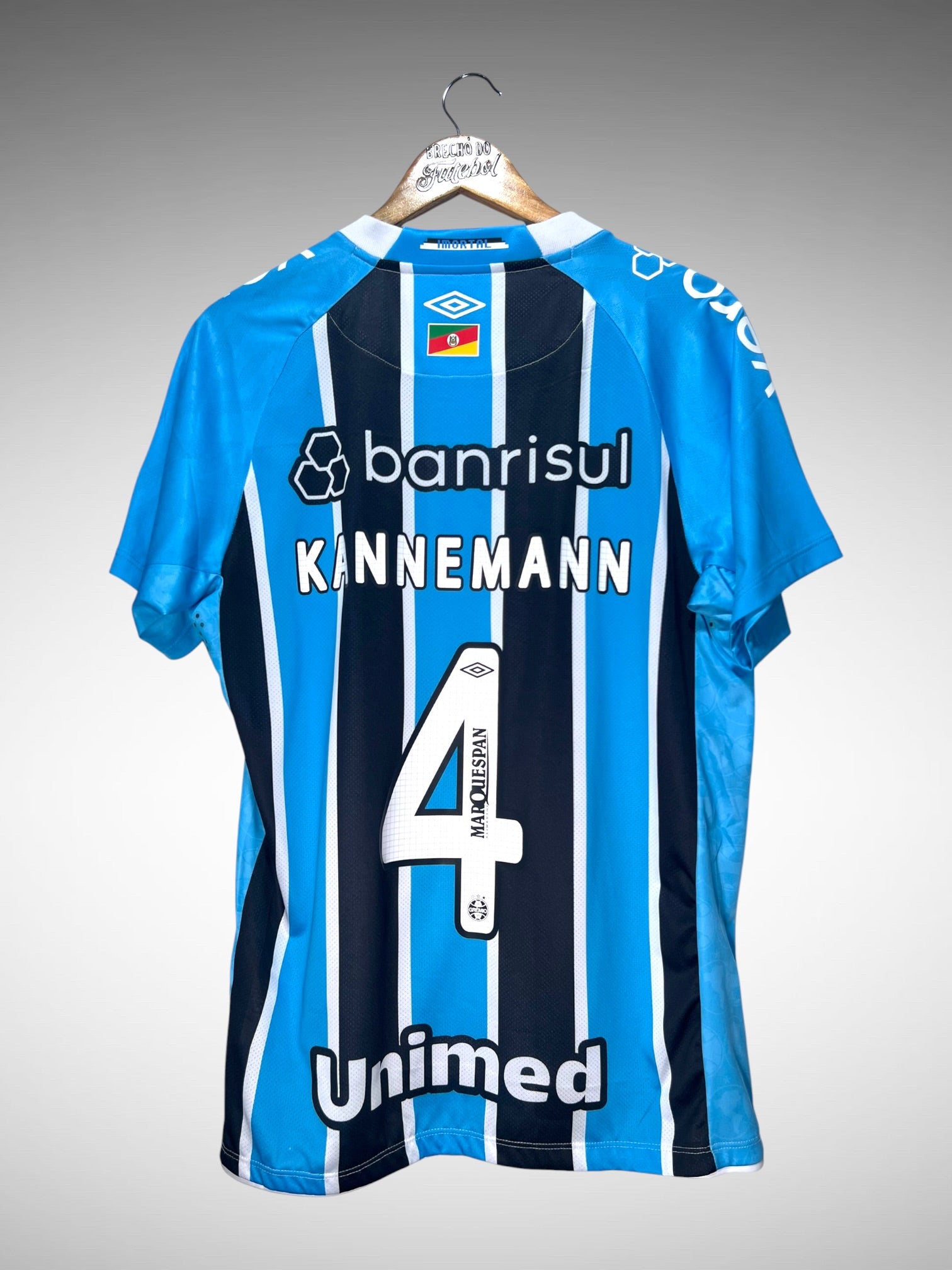 Grêmio 2025 Primeira Camisa Tam M N 4 Kannemann.