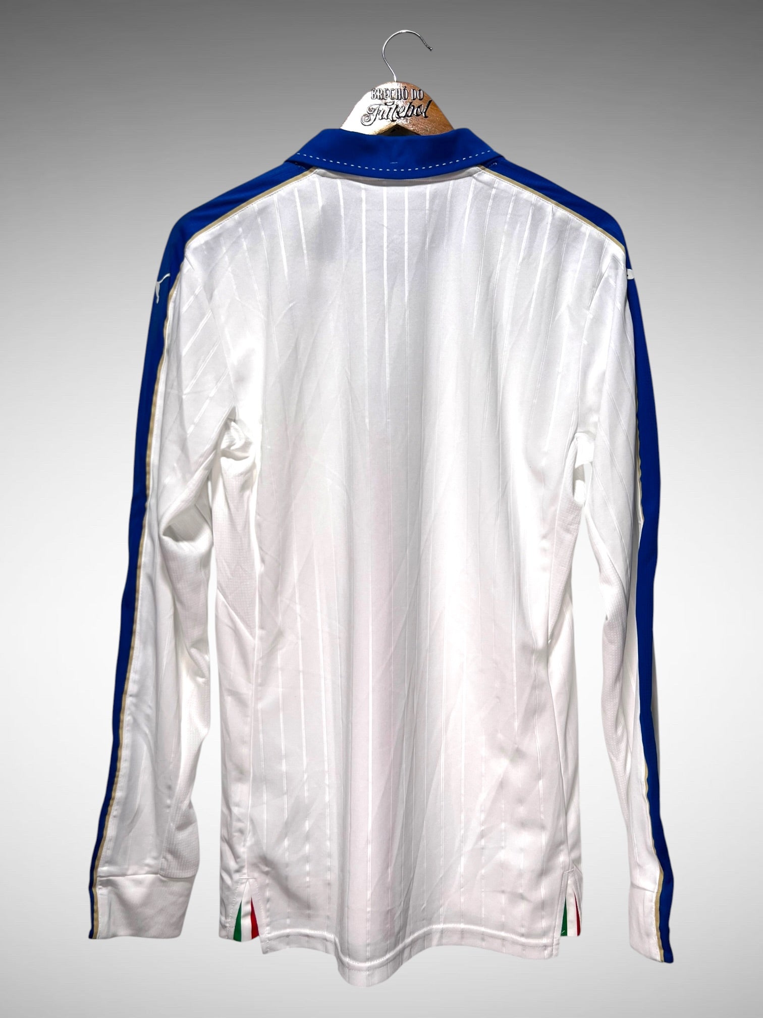 Itália 2016 Segunda Camisa Tam M Mangas Longas.