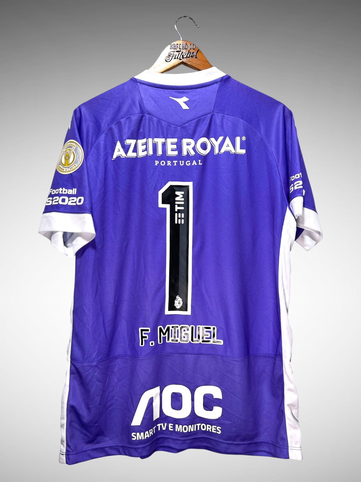 Vasco da Gama 2019 Camisa de Goleiro Tam G N 1 F. Miguel.