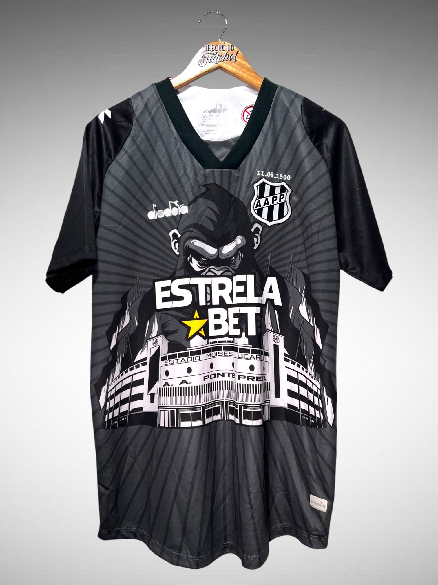 Ponte Preta 2024 Camisa de Goleiro Tam G.