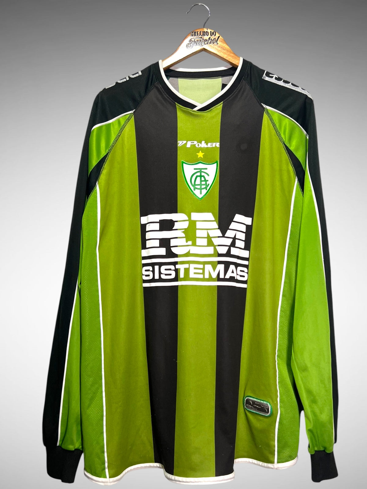 América Mineiro 2004 Primeira Camisa Tam GG N 16 Mangas Longas.