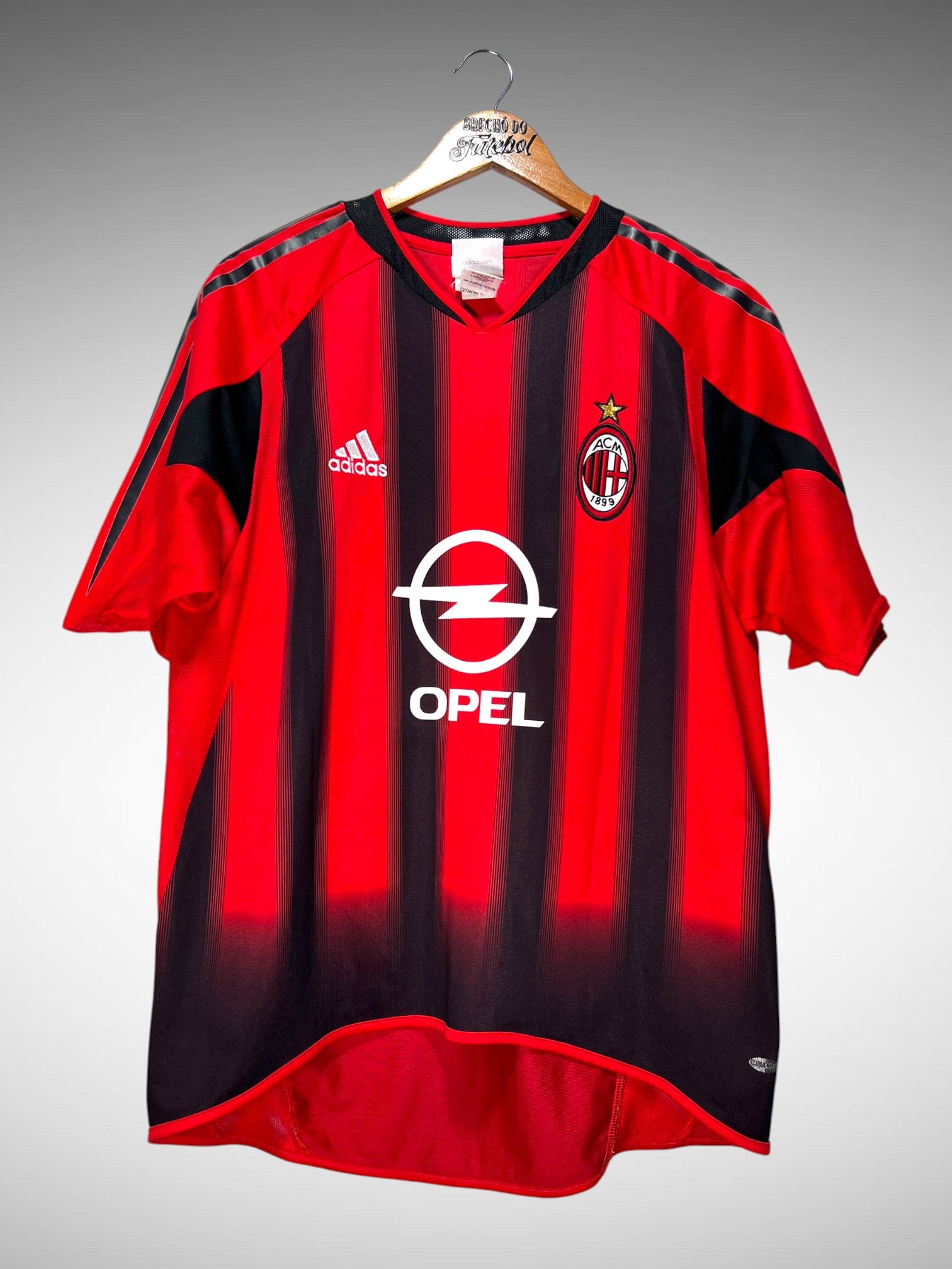 Milan 2004 Primeira Camisa Tam M N 22 Kaká.