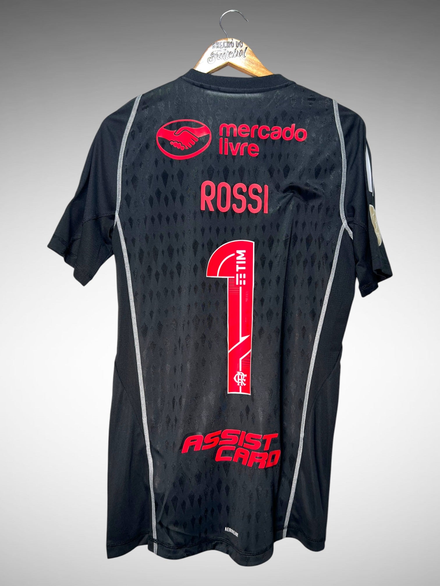 Flamengo 2023 Camisa de Goleiro Tam G N 1 Rossi.