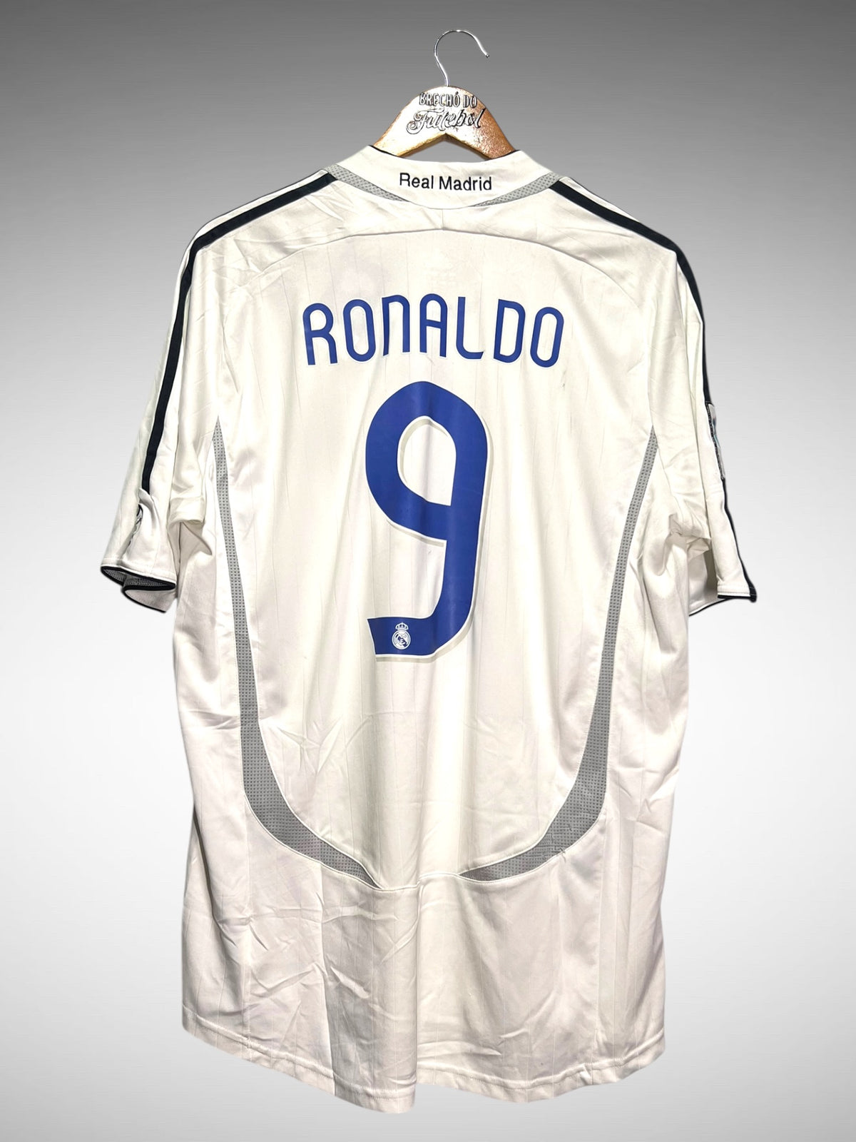 Real Madrid 2006 Primeira Camisa Tam G N 9 Ronaldo.