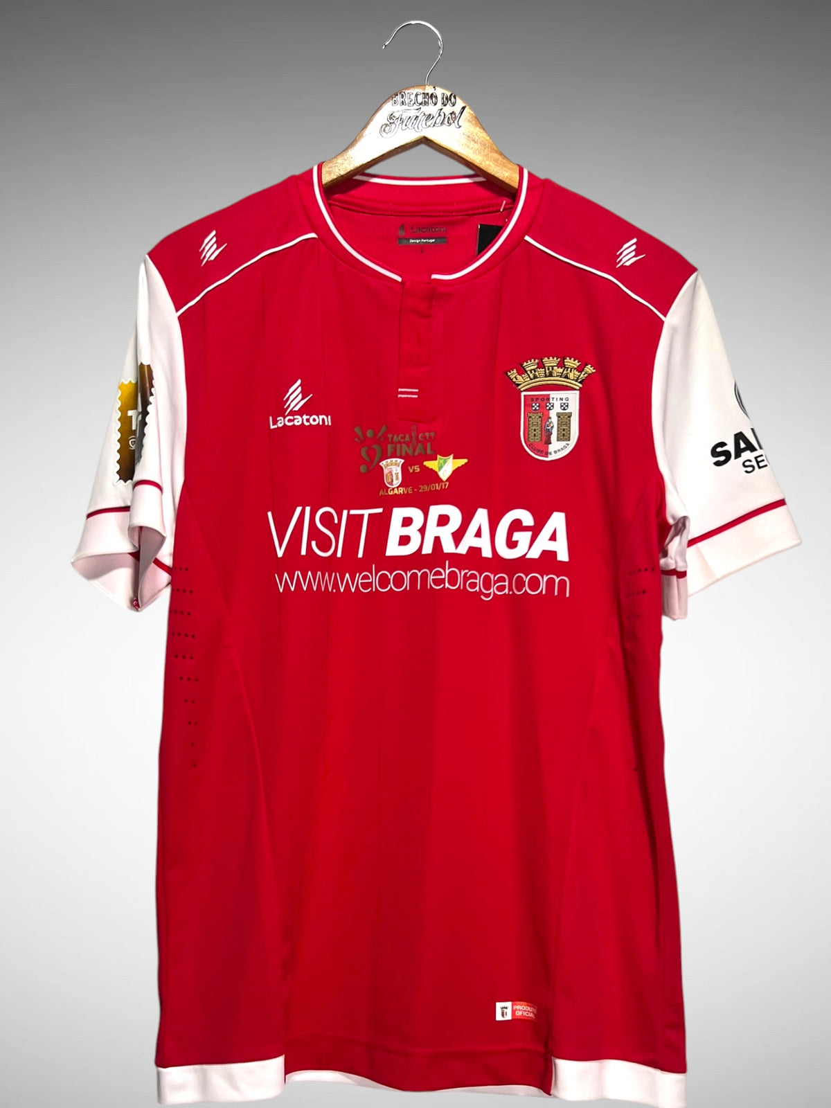 Braga 2016 Primeira Camisa Tam G N 63 Mauro.