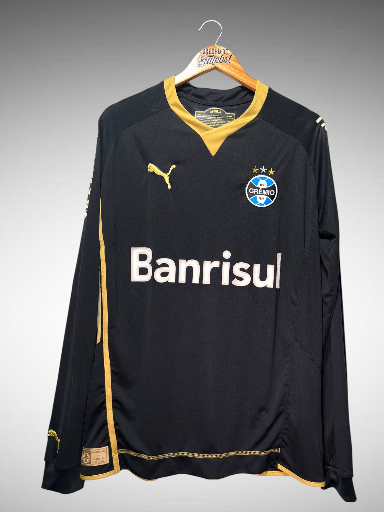 Grêmio 2009 Camisa de Goeiro Tam M N 1 Mangas Longas.