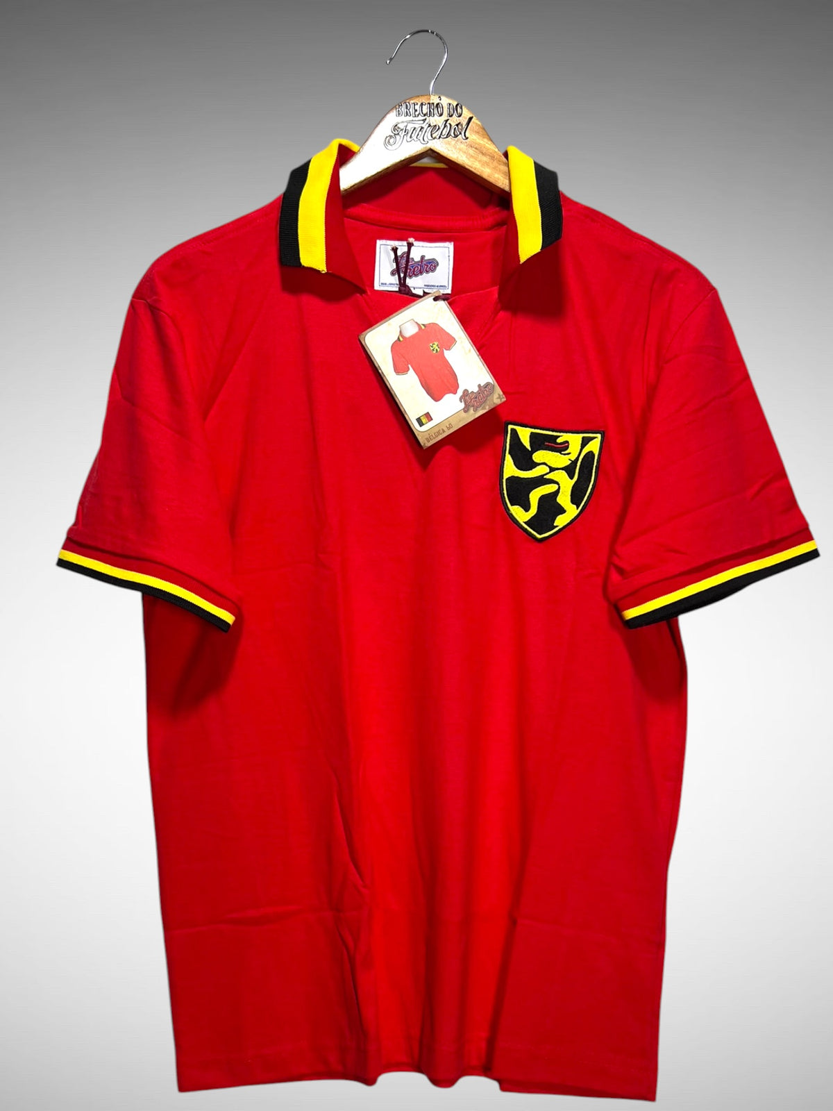 Bélgica Liga Retrô 1960's Primeira Camisa Tam P.