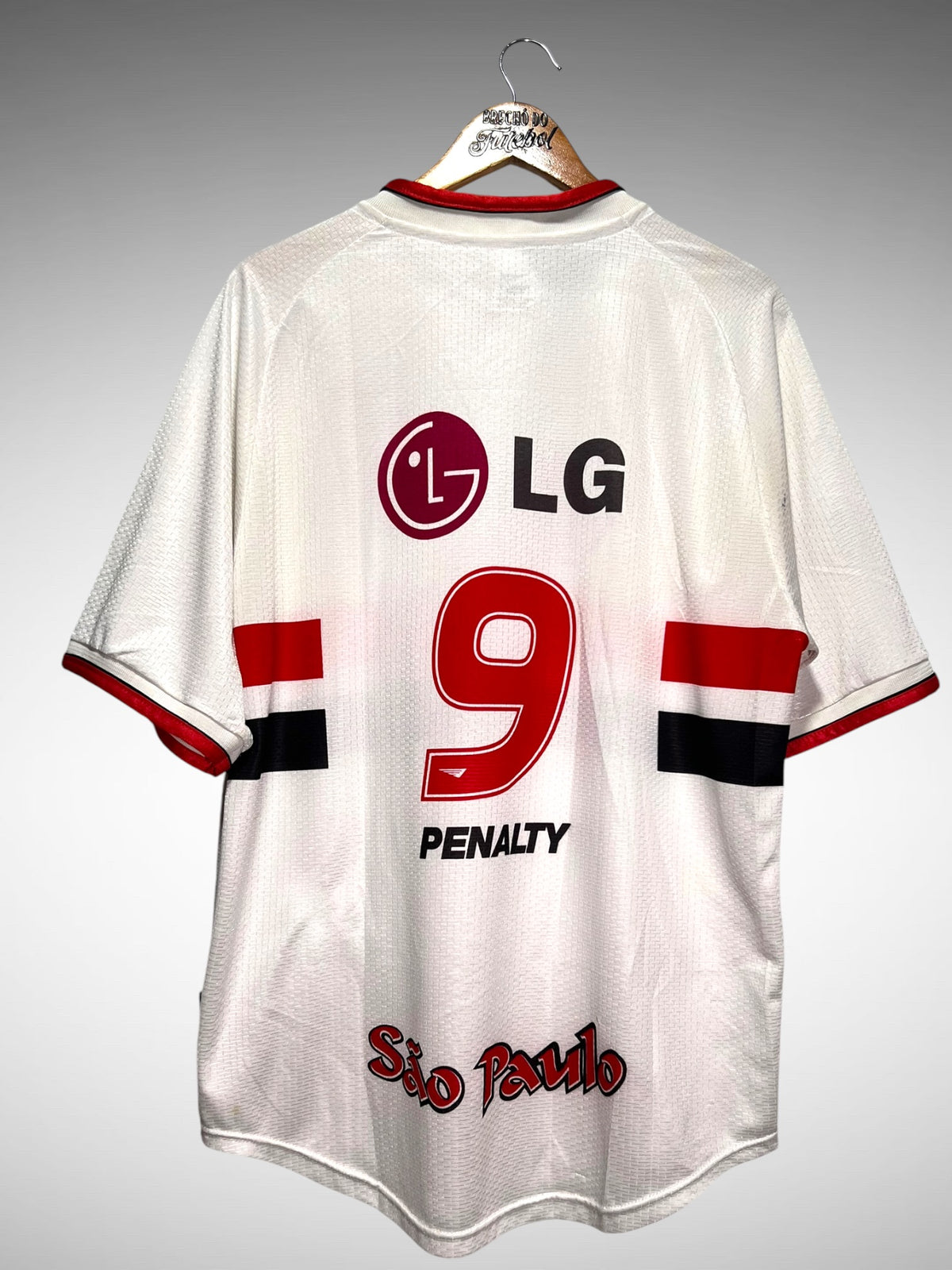 São Paulo 2001 Primeira Camisa Tam GG N 9.