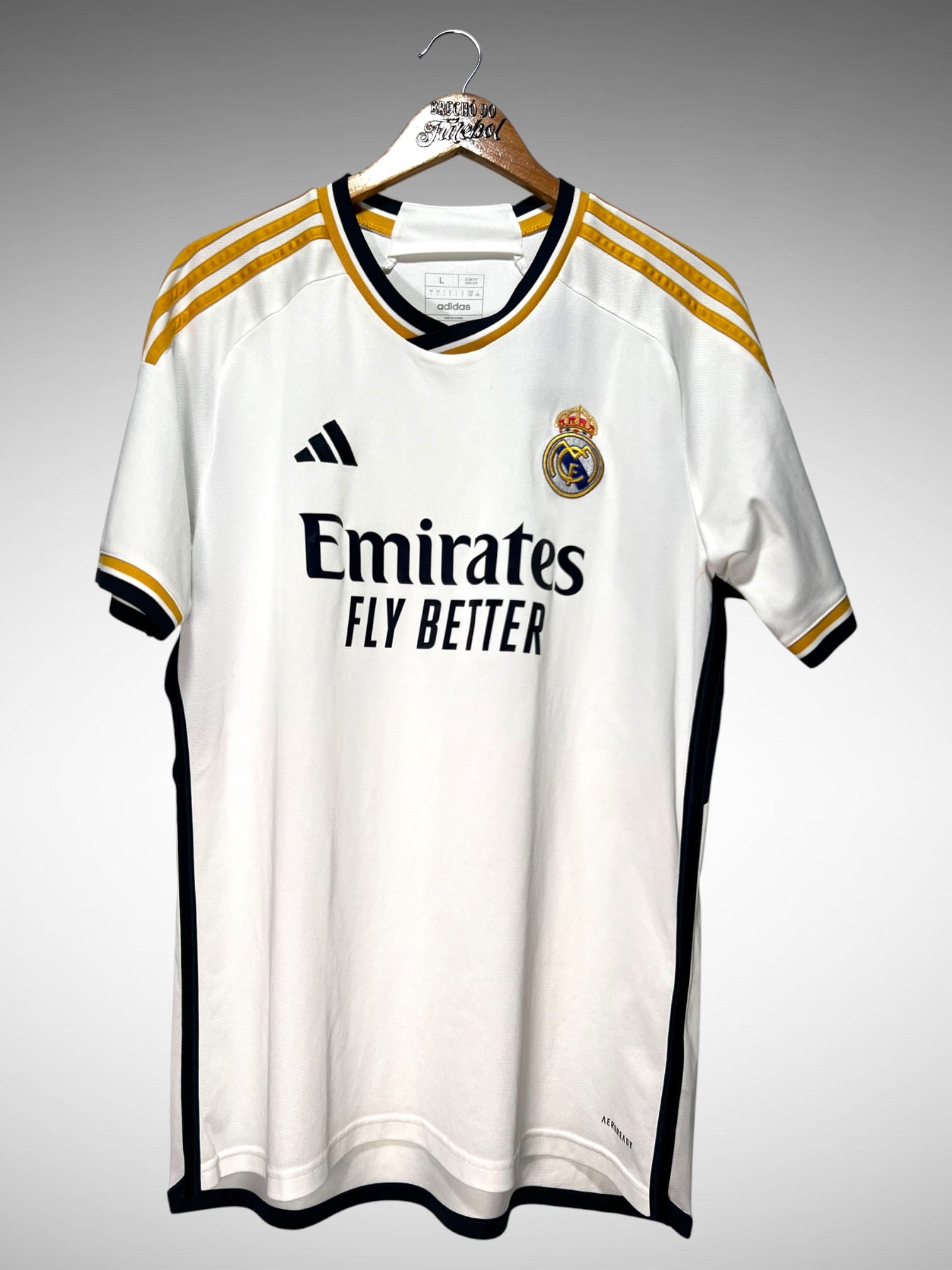 Real Madrid 2023 Primeira Camisa Tam G.