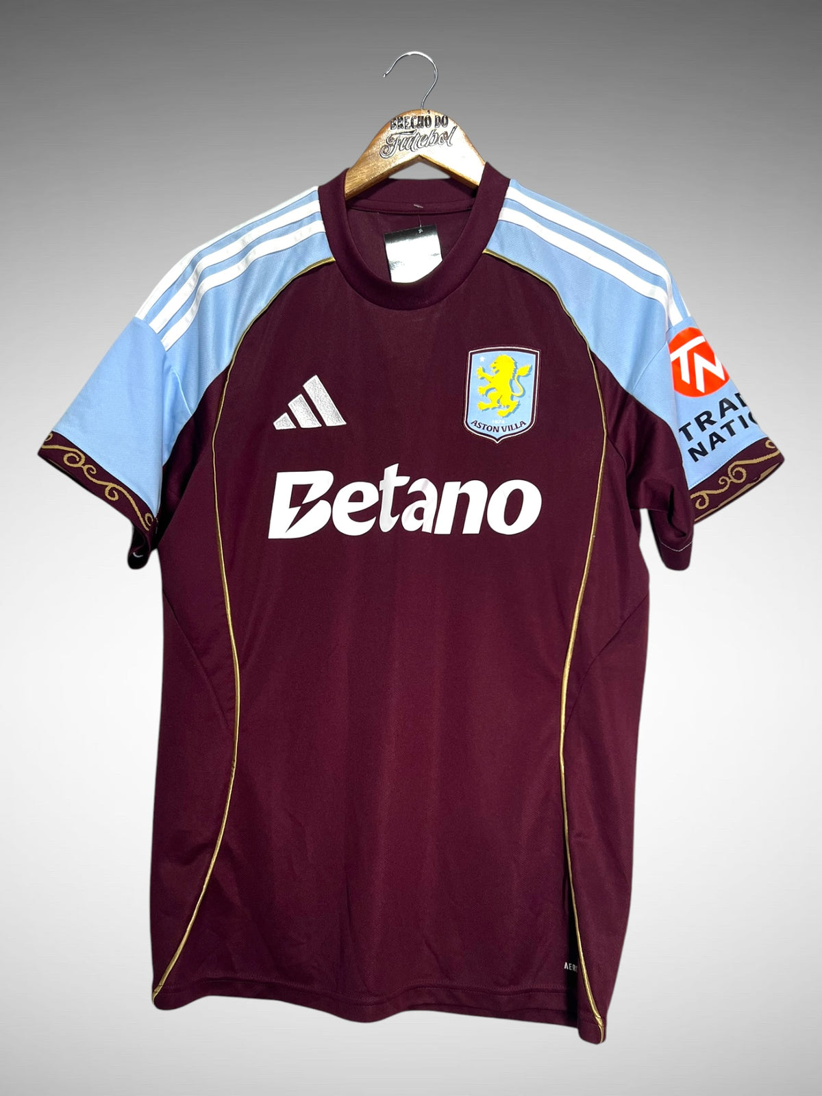 Aston Villa 2025 Primeira Camisa Tam M.