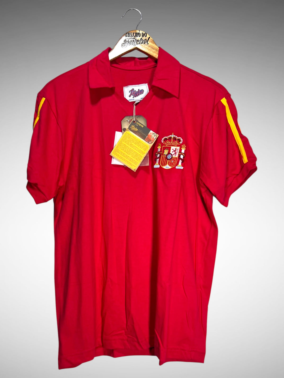 Espanha Liga Retrô 1986 Primeira Camisa Tam M.