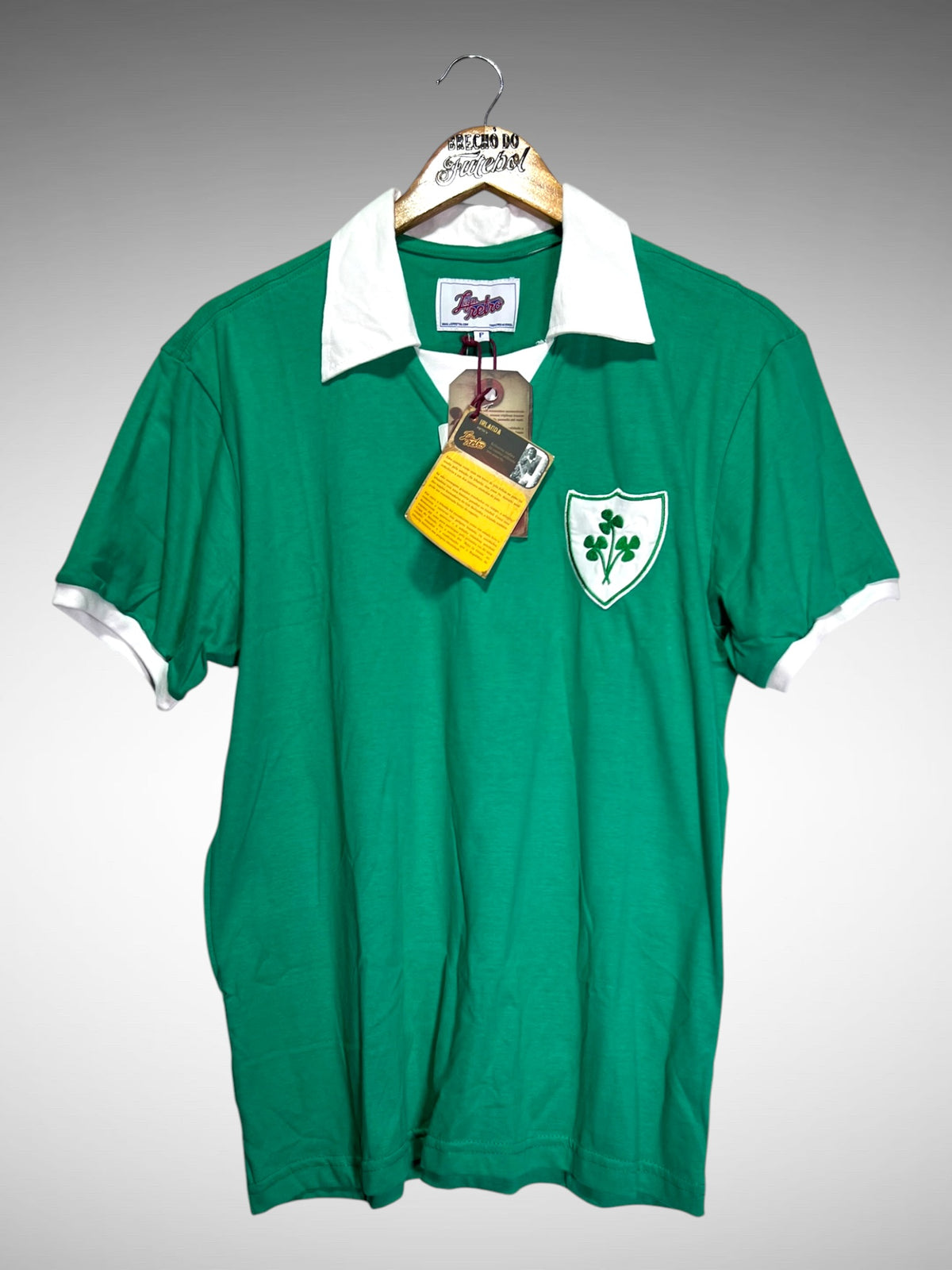 Irlanda Liga Retrô 1970's Primeira Camisa Tam P.
