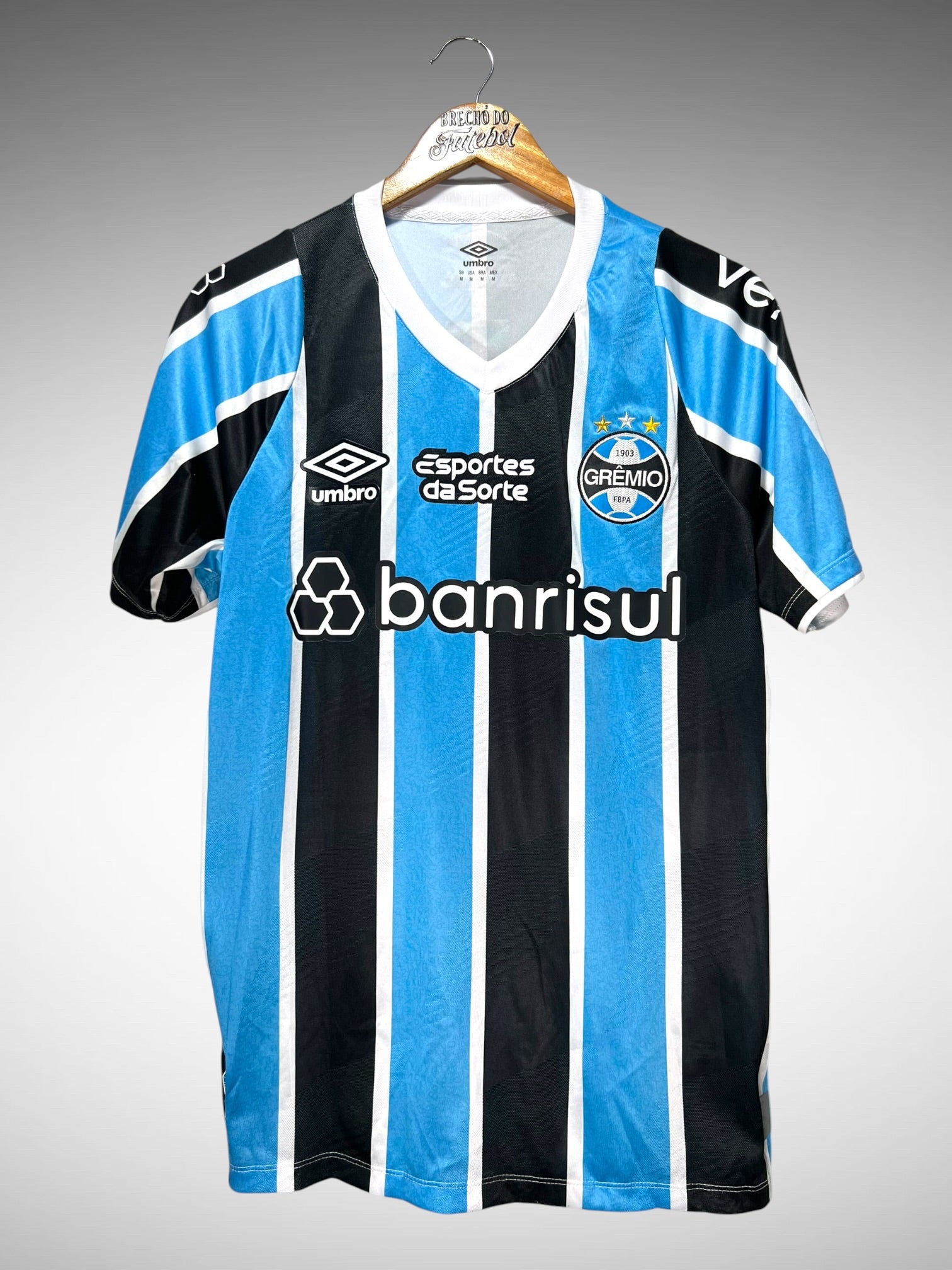 Grêmio 2024 Primeira Camisa Tam M N 26 M. Silva.