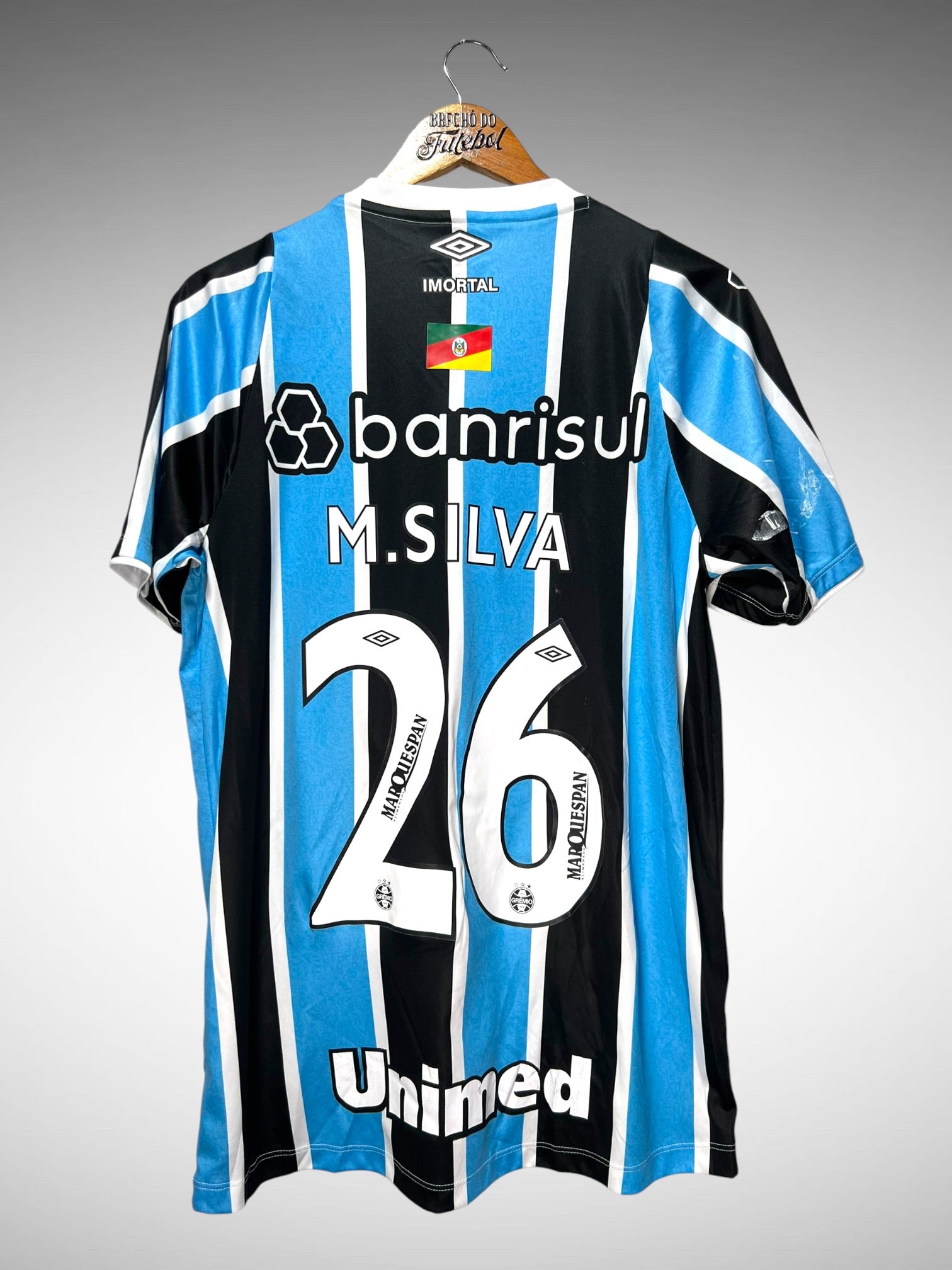 Grêmio 2024 Primeira Camisa Tam M N 26 M. Silva.