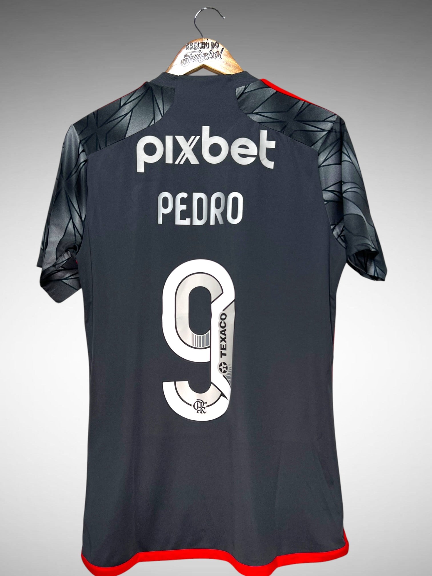 Flamengo 2024 Terceira Camisa Tam P N 9 Pedro.