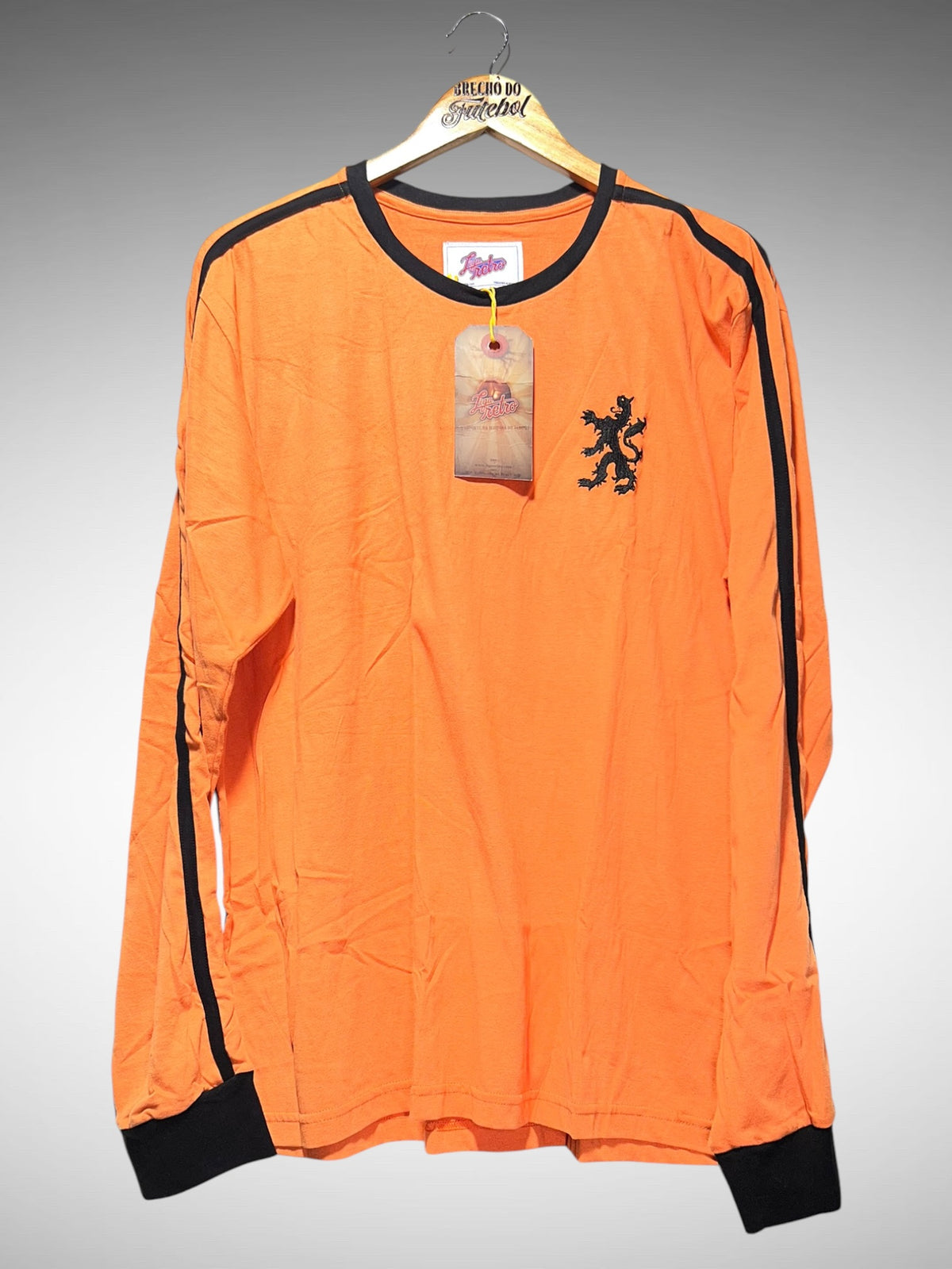 Holanda Liga Retrô 1978 Primeira Camisa Tam G Mangas Longas.