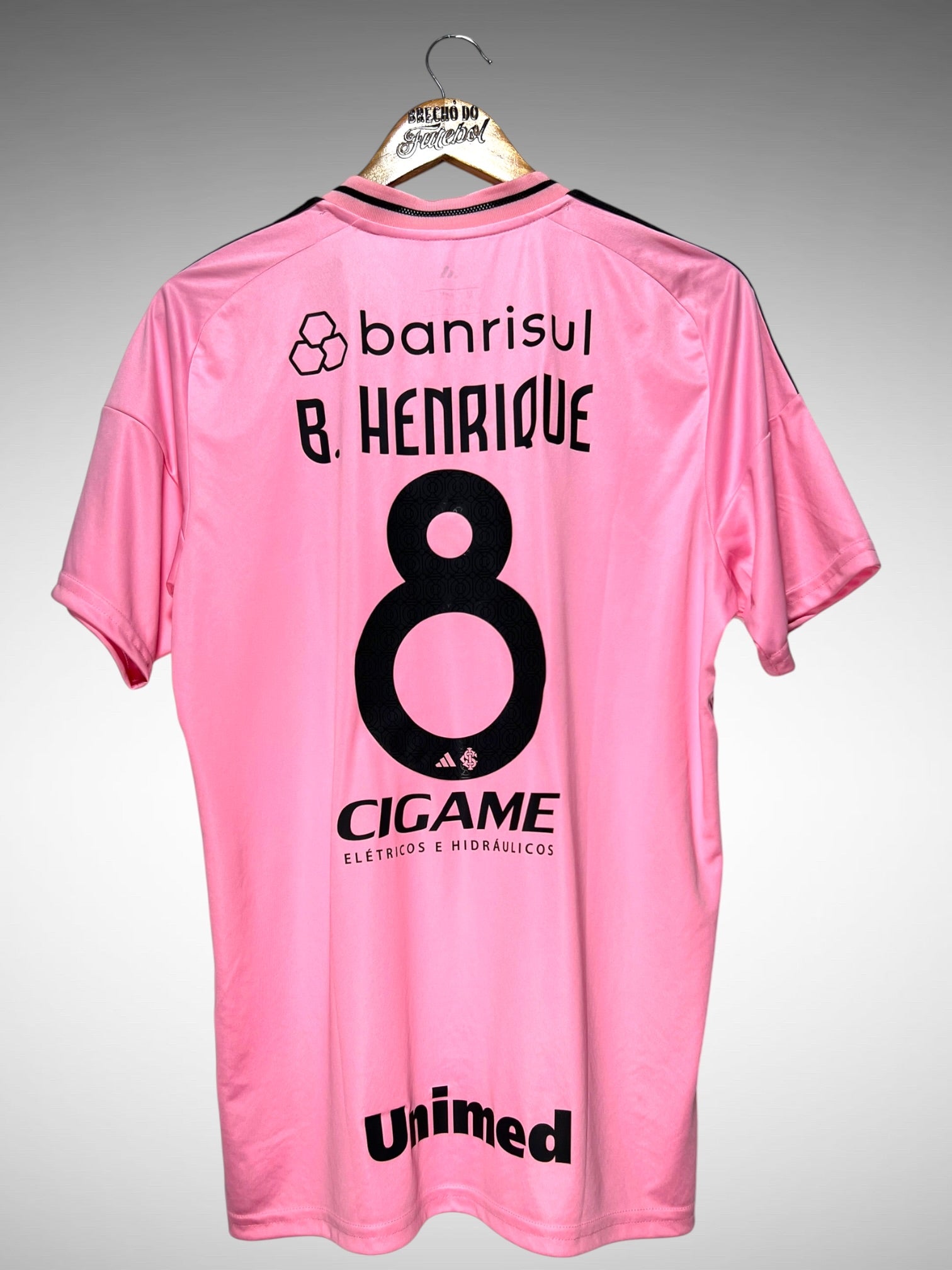 Internacional 2025 Camisa Outubro Rosa Tam M N 8 B. Henrique.
