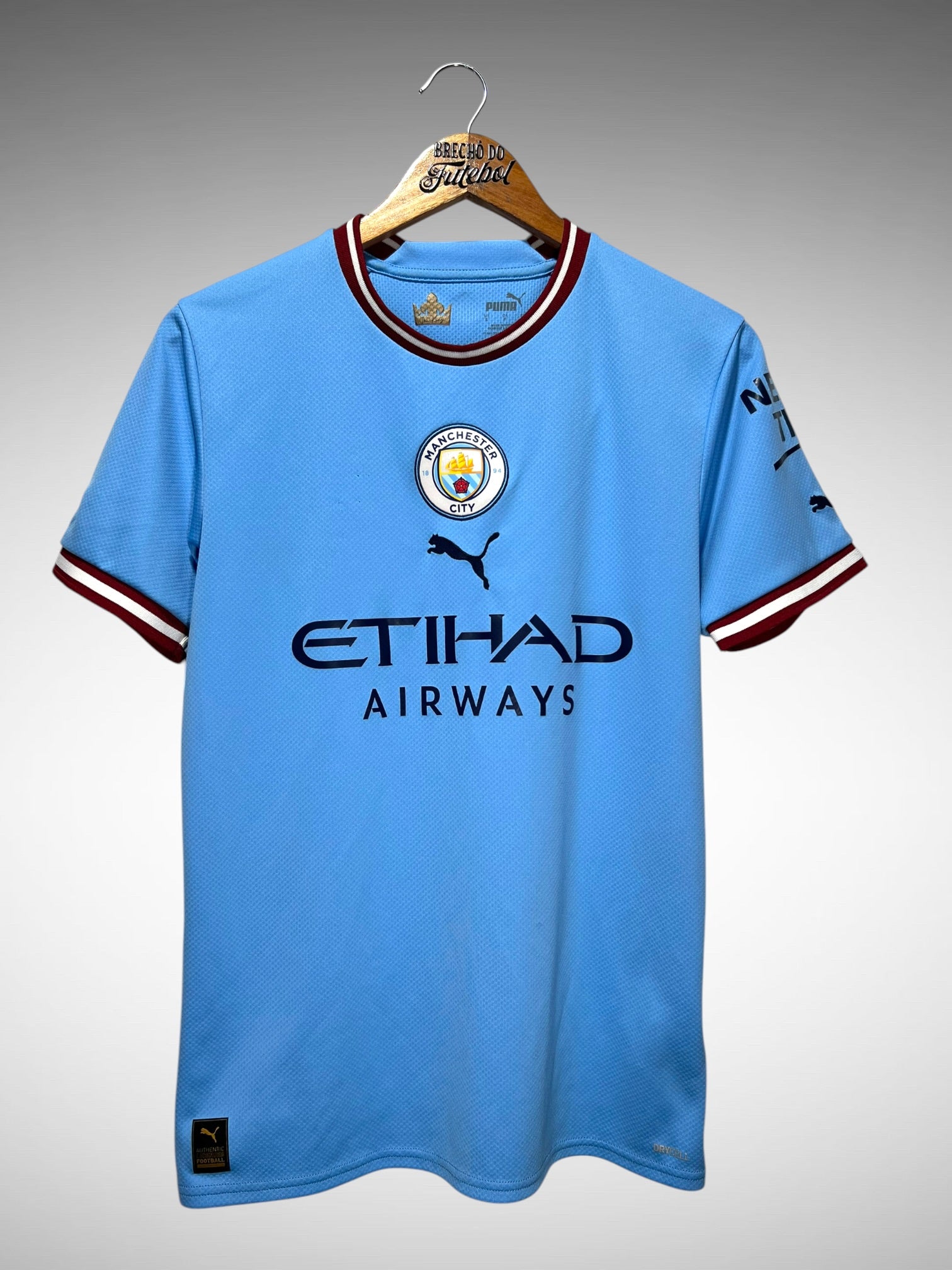 Manchester City 2022 Primeira Camisa Tam P.