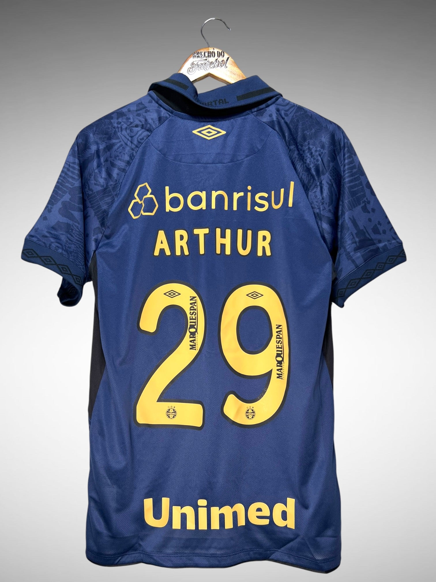 Grêmio 2025 Terceira Camisa Tam M N 29 Arthur.