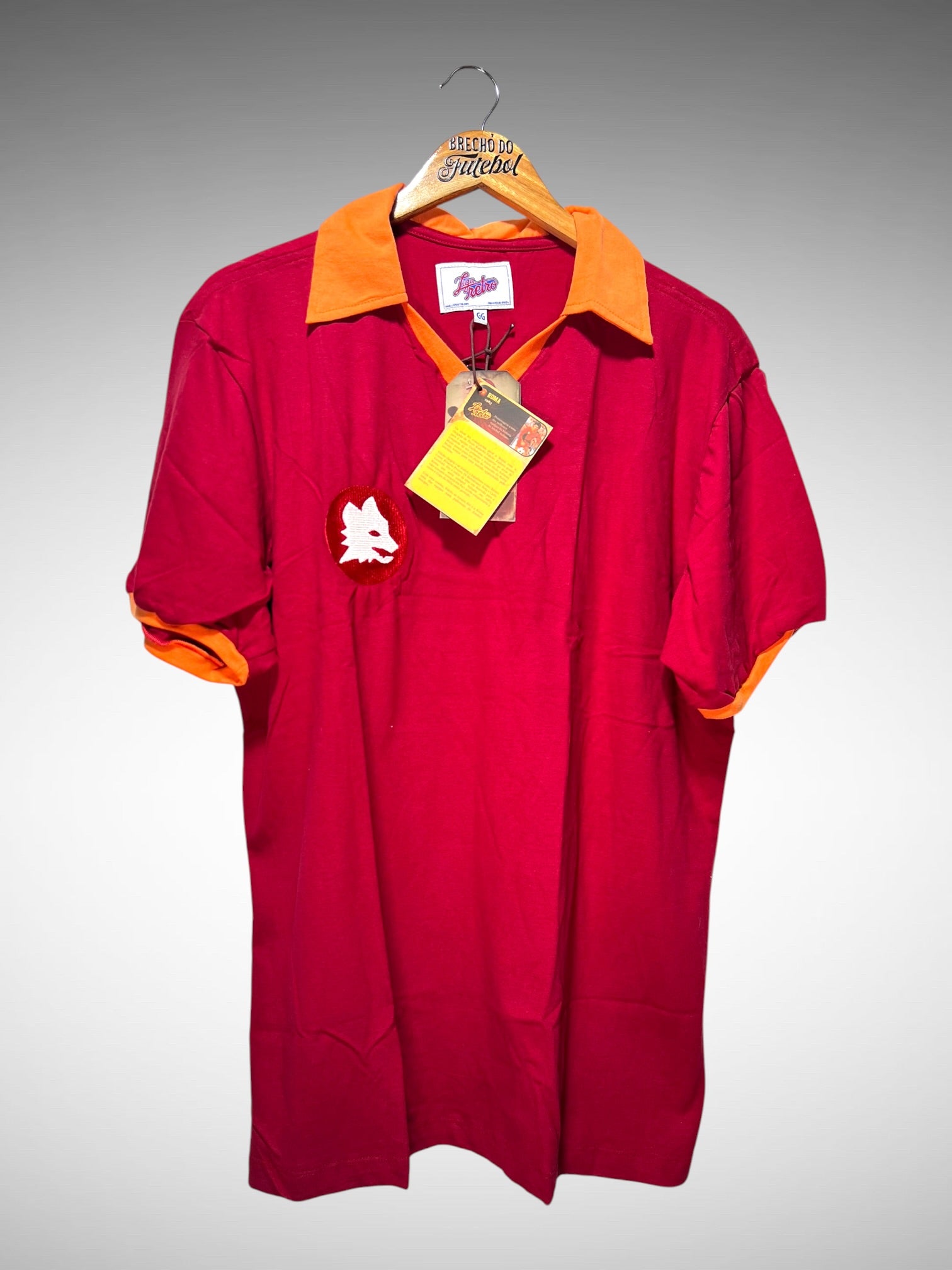 Roma Liga Retrô 1983 Primeira Camisa.