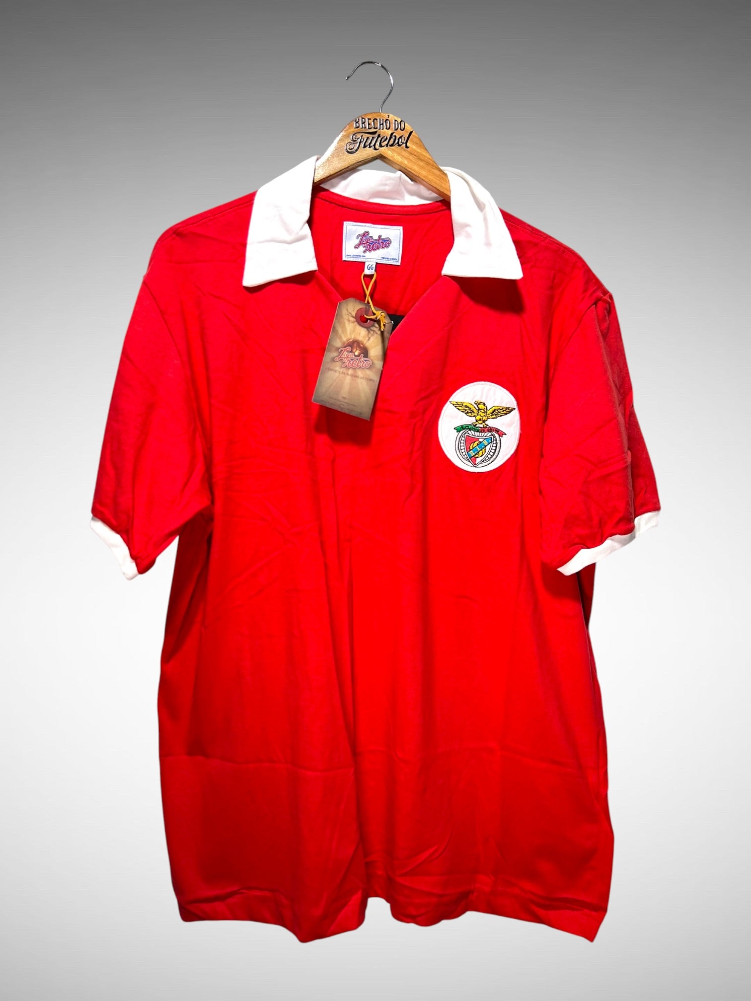 Benfica Liga Retrô 1960's Primeira Camisa.