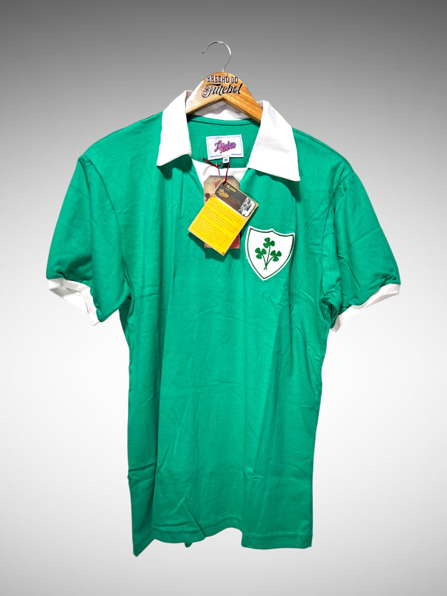 Irlanda Liga Retrô 1970's Primeira Camisa.