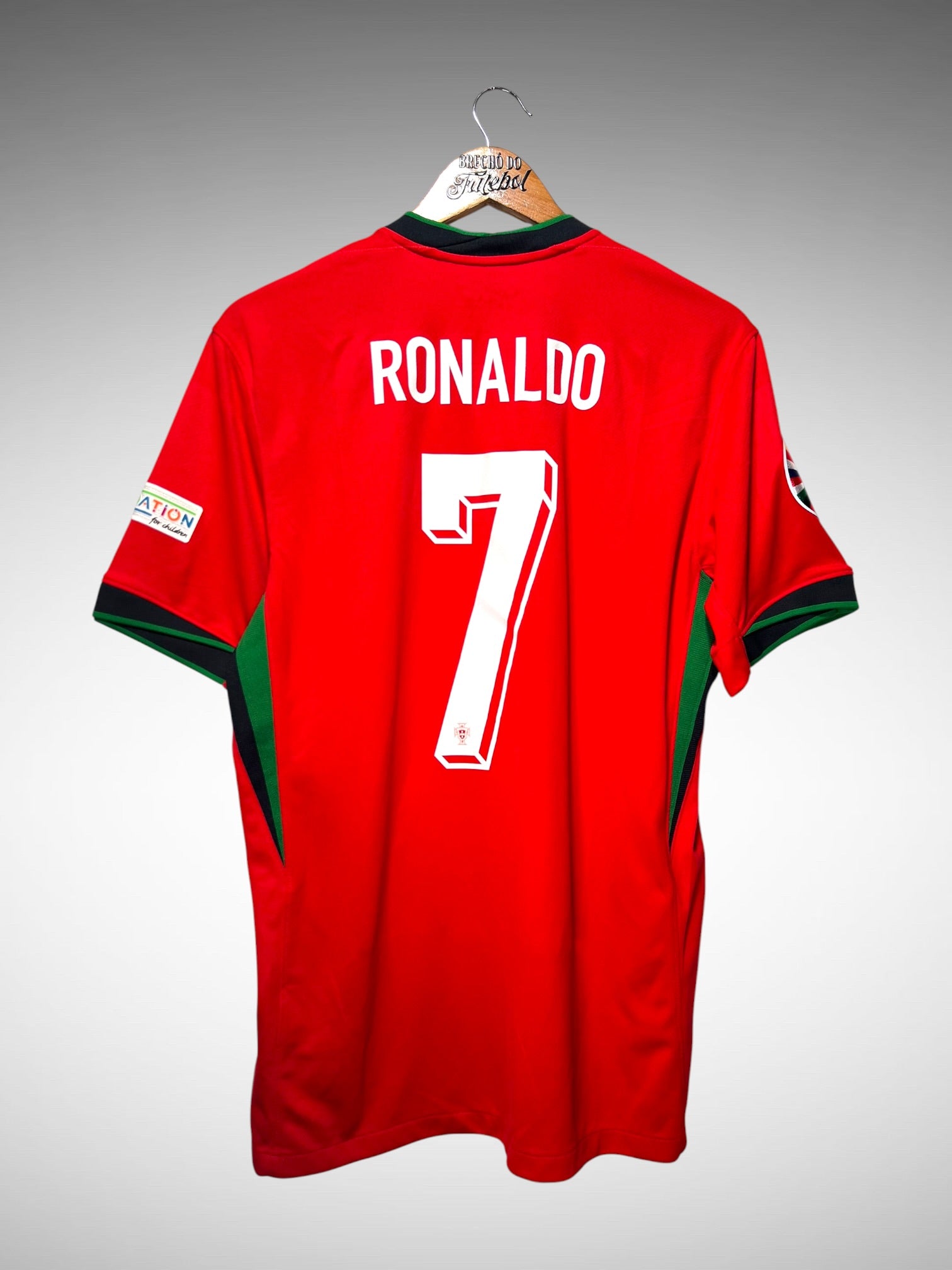 Portugal 2024 Primeira Camisa Tam M N 7 Ronaldo.
