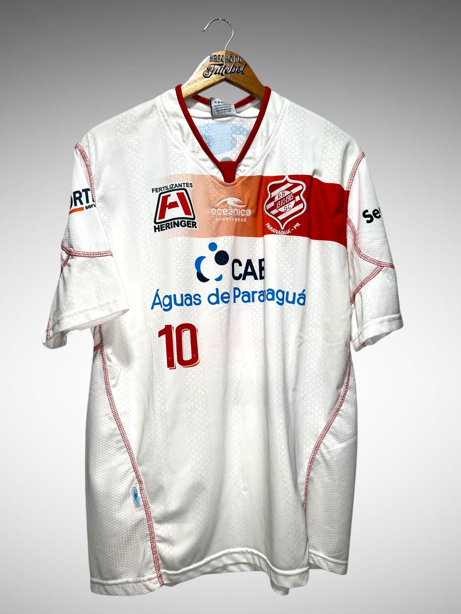 Rio Branco de Paranaguá 2012 Segunda Camisa Tam GG N 10.