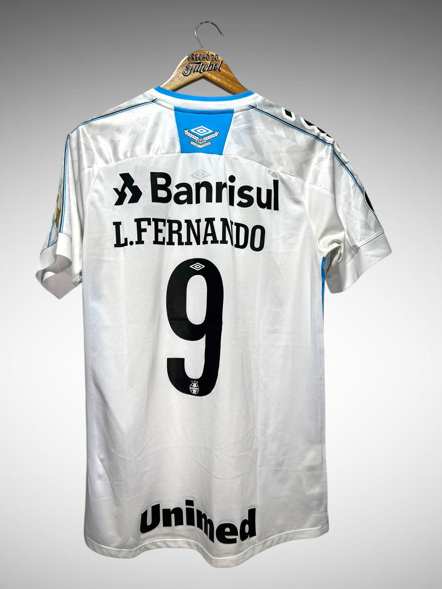 Grêmio 2020 Segunda Camisa Tam M N 9 L. Fernando.
