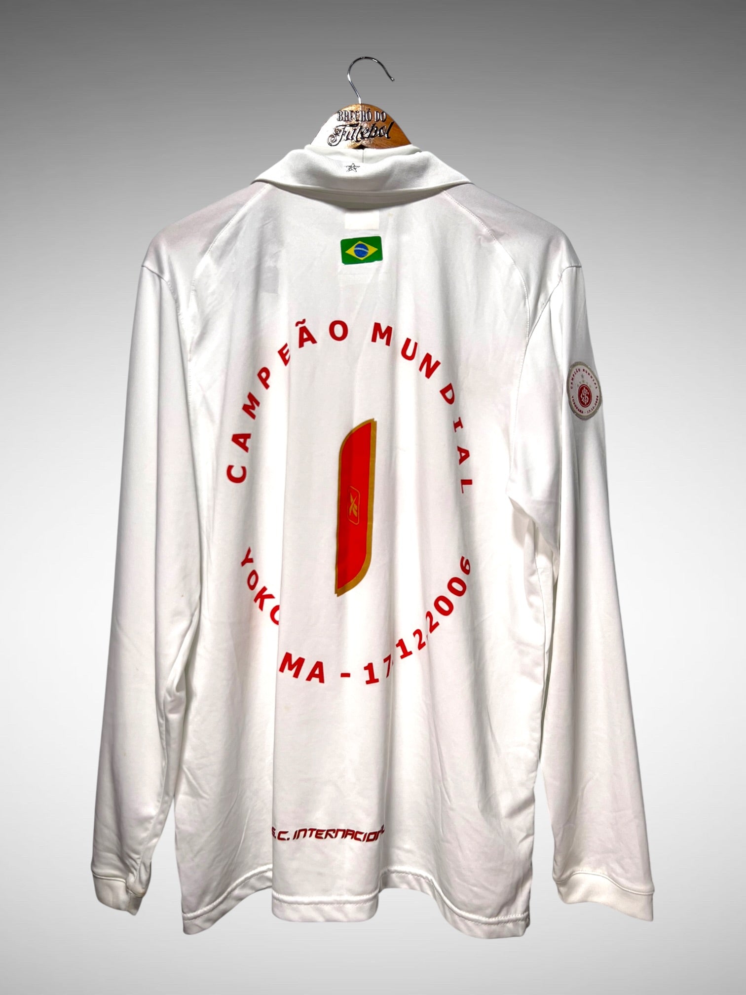Internacional 2007 Camisa Comemorativa Mundial Tam G N 1 Mangas Longas.