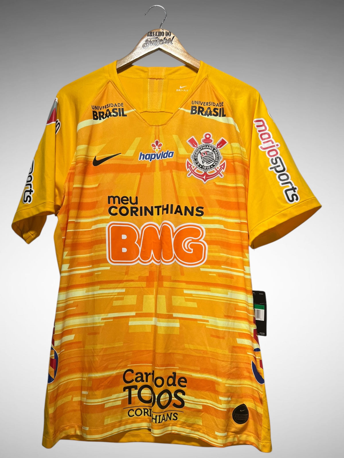Corinthians 2019 Camisa de Goleiro Tam GG N 12 Cássio.